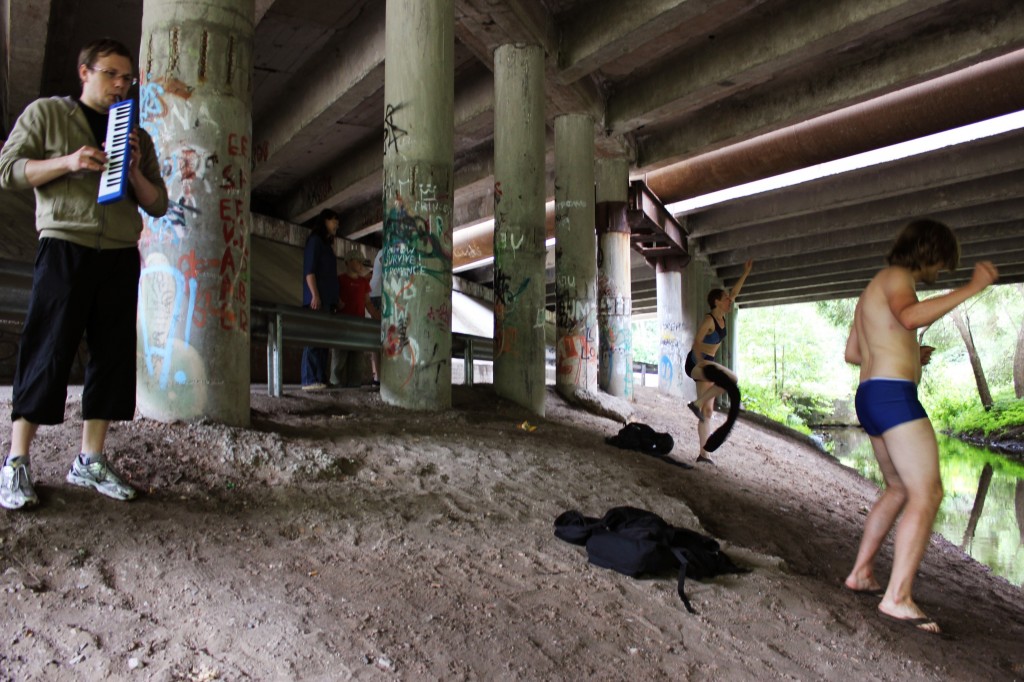 No izrādes - pārgājiena "Mārupīte" // Foto - Uģis Bērziņš