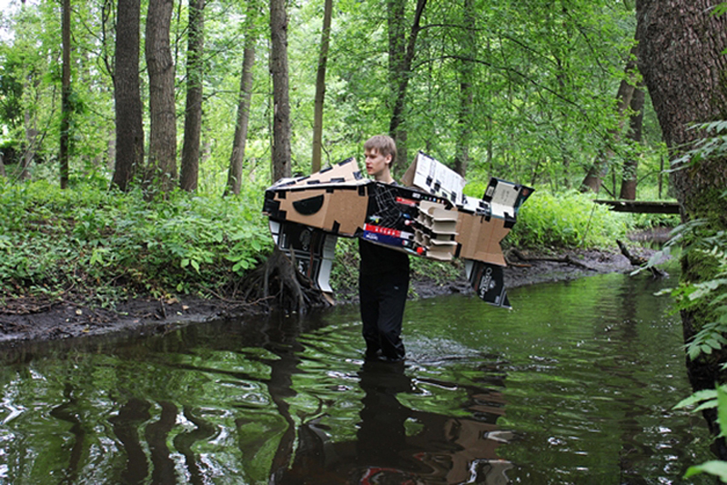 No izrādes - pārgājiena "Mārupīte" // Foto - Uģis Bērziņš
