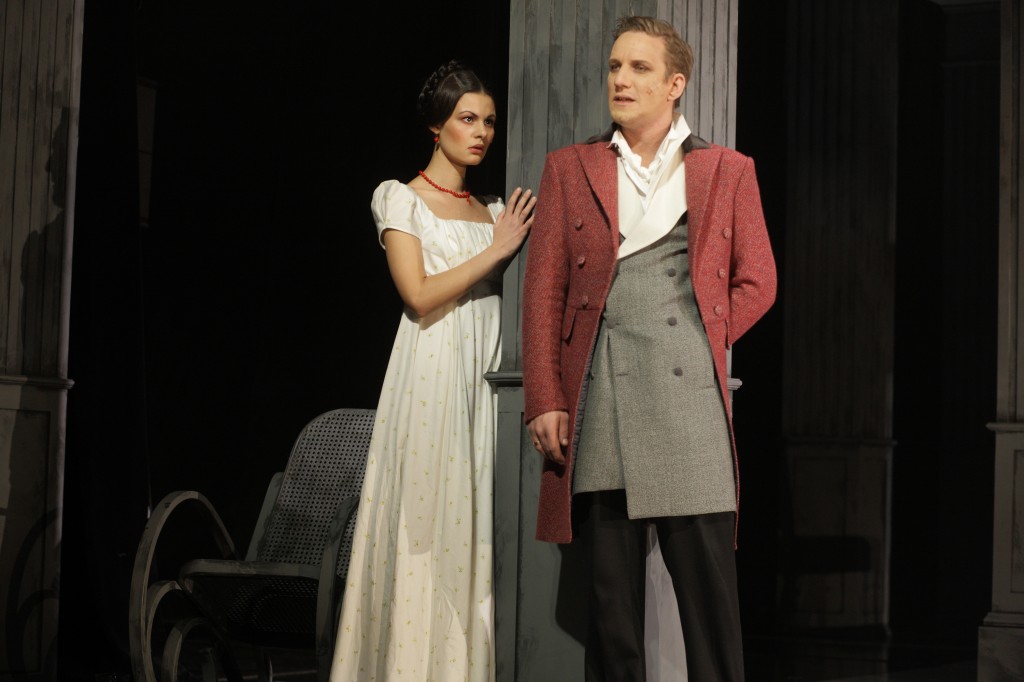 Tatjana - Ieva Segliņa, Oņegins - Artūrs Skrastiņš // Foto - Jānis Deinats