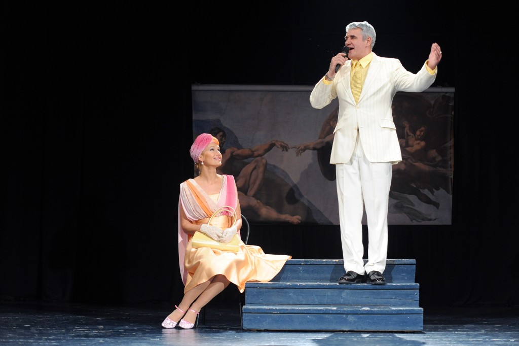 Megija - Zane Vaļicka, Džordžs Antrobuss - Mārtiņš Vilsons // Foto - Evija Trifanova