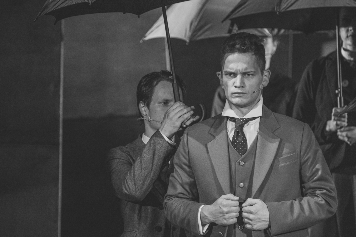 Skats no izrādes "Liepāja – Latvijas galvaspilsēta" // Foto – Edgars Pohevičs