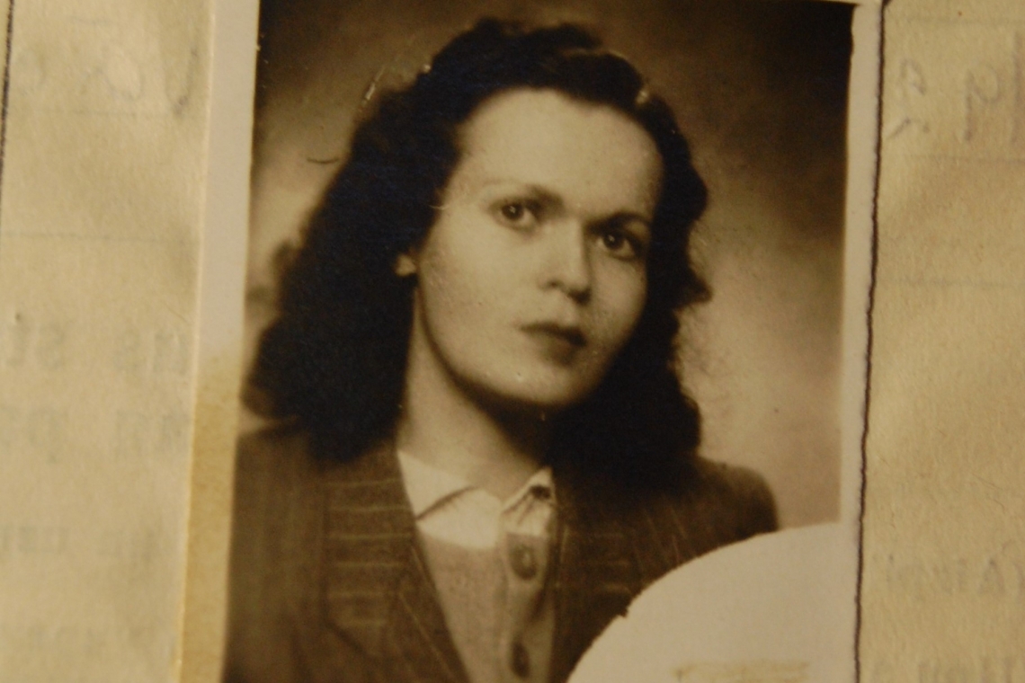 Valentīna Freimane (Gurviča), 1949. gads // Foto no personīgās lietas Liepājas Universitātes arhīvā