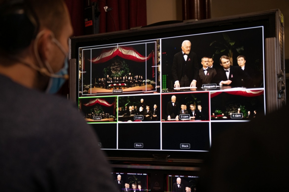 LNT izrādes “Tikšanās vieta – Rīgas pilsētas II teātris” digitalizēšanas process // Publicitātes fot