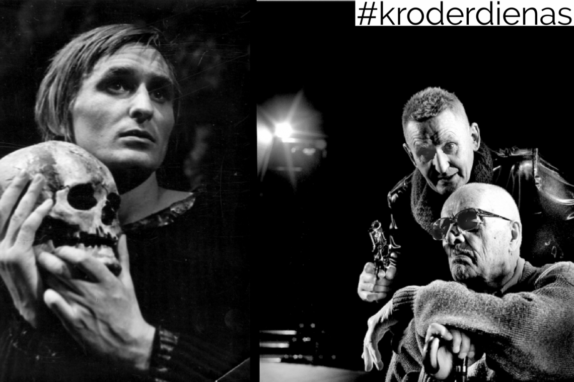 Rihards Rudāks Hamleta un Polonija lomā // VDT publicitātes foto