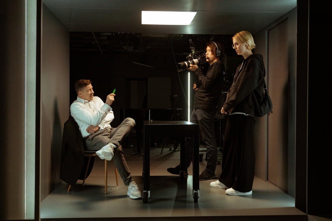 Skats no izrādes "Maigā vara" // Foto – Andrejs Strokins