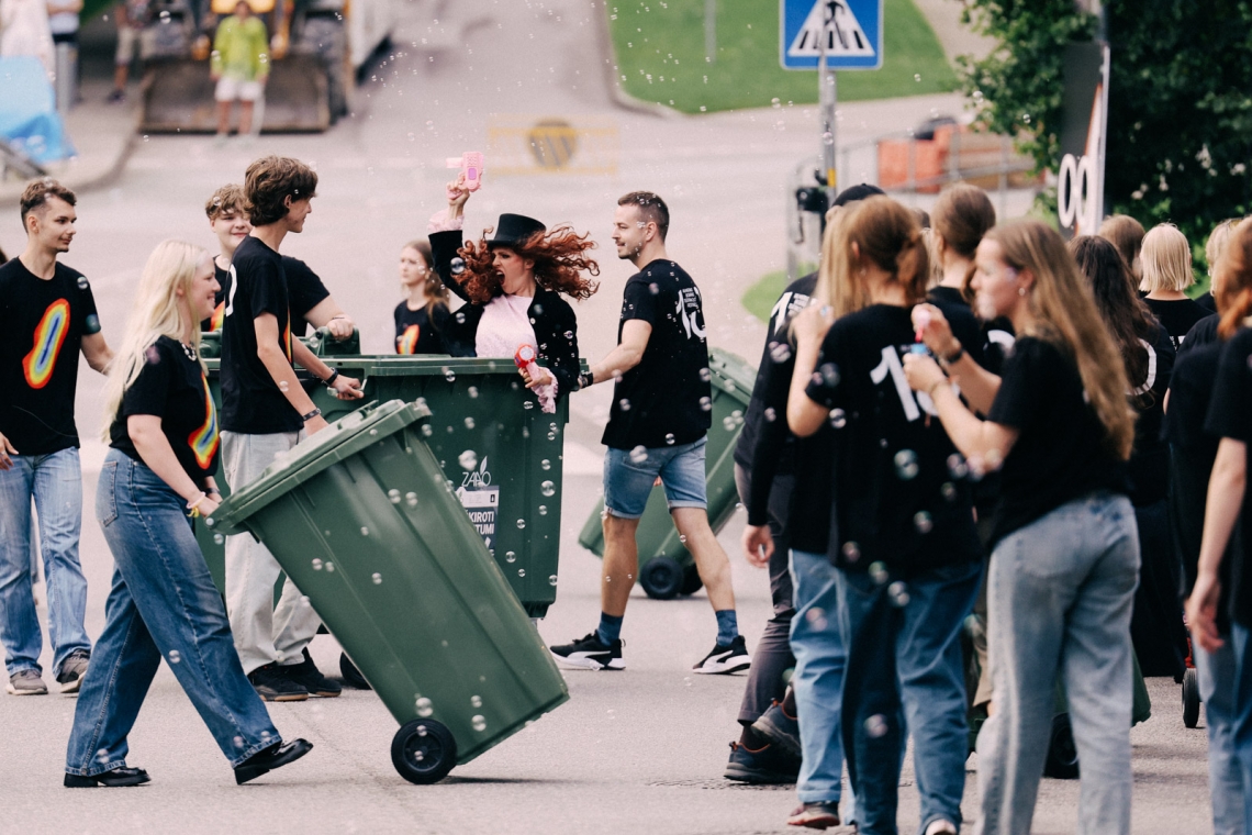 Skats no dzimšanas dienas pop-up svinībām "Desmit reizes vasara" // Foto – Lita Millere
