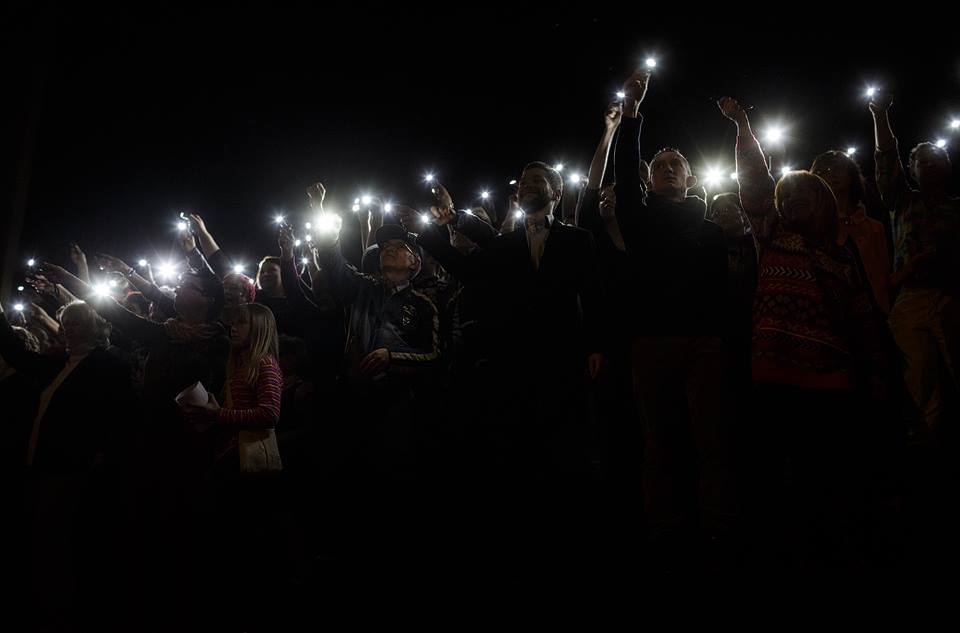 Skats no izrādes "100% Rīga" // Foto – Andrejs Strokins