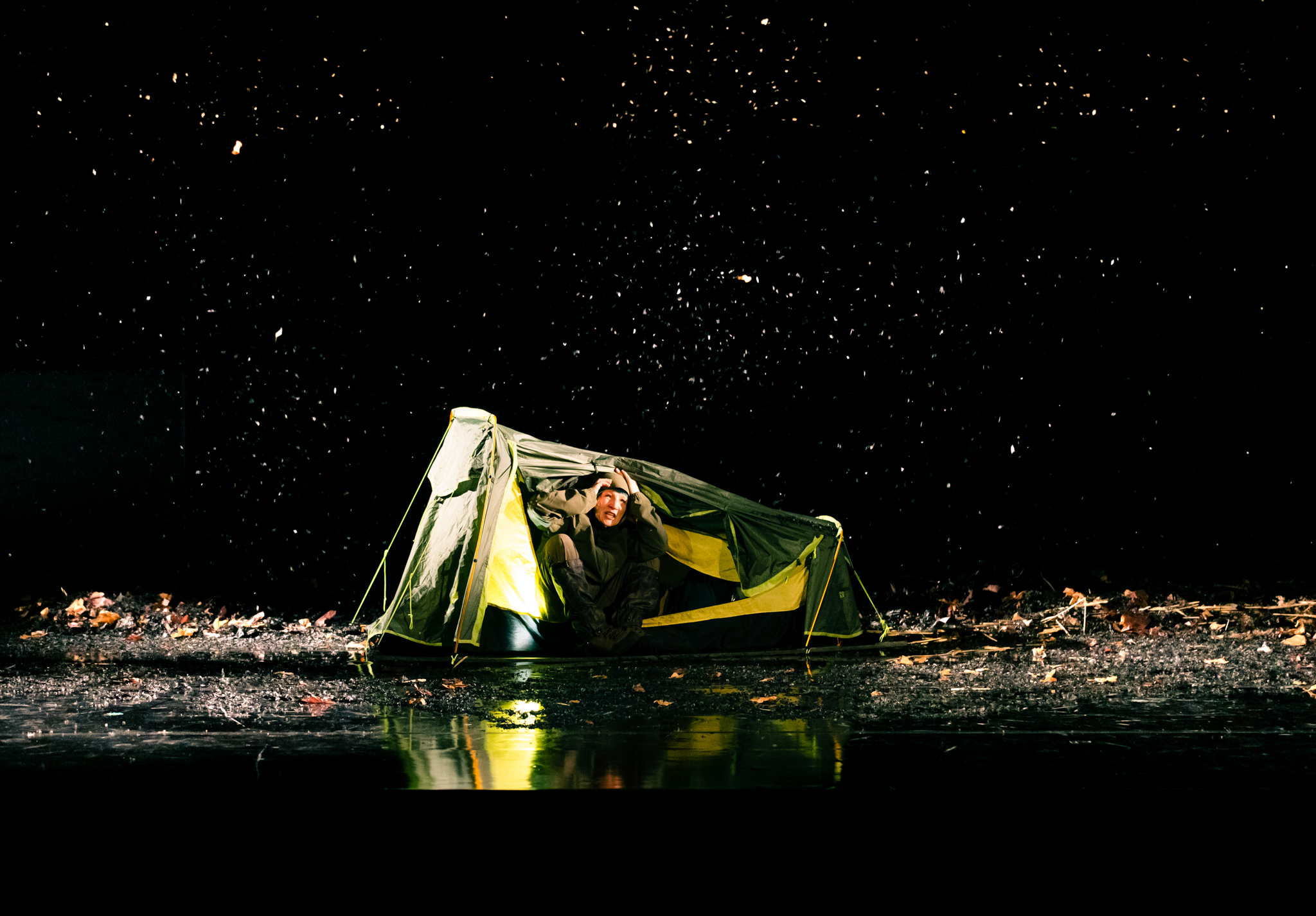 Skats no izrādes "Kordēlijas zeme" // Foto – Agnese Zeltiņa