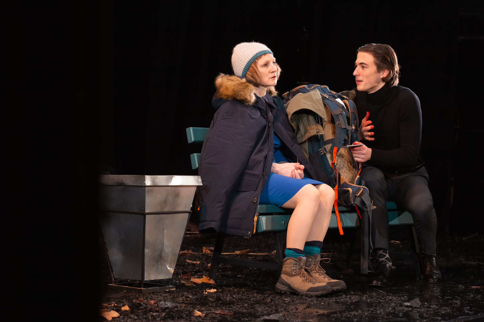 Skats no izrādes "Kordēlijas zeme" // Foto – Agnese Zeltiņa