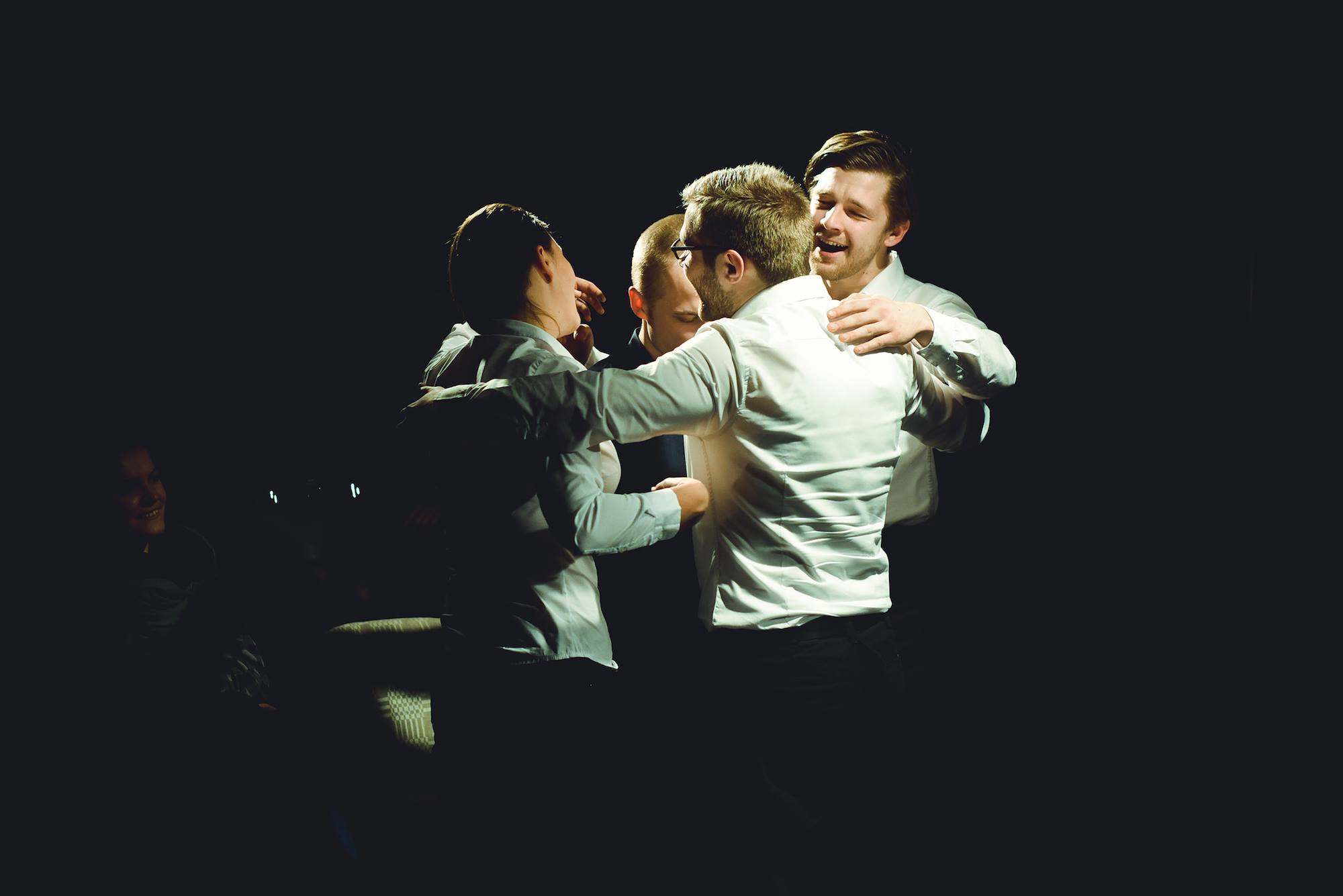 Skats no izrādes "Būt nacionālistam // Foto – Aivars Ivbulis