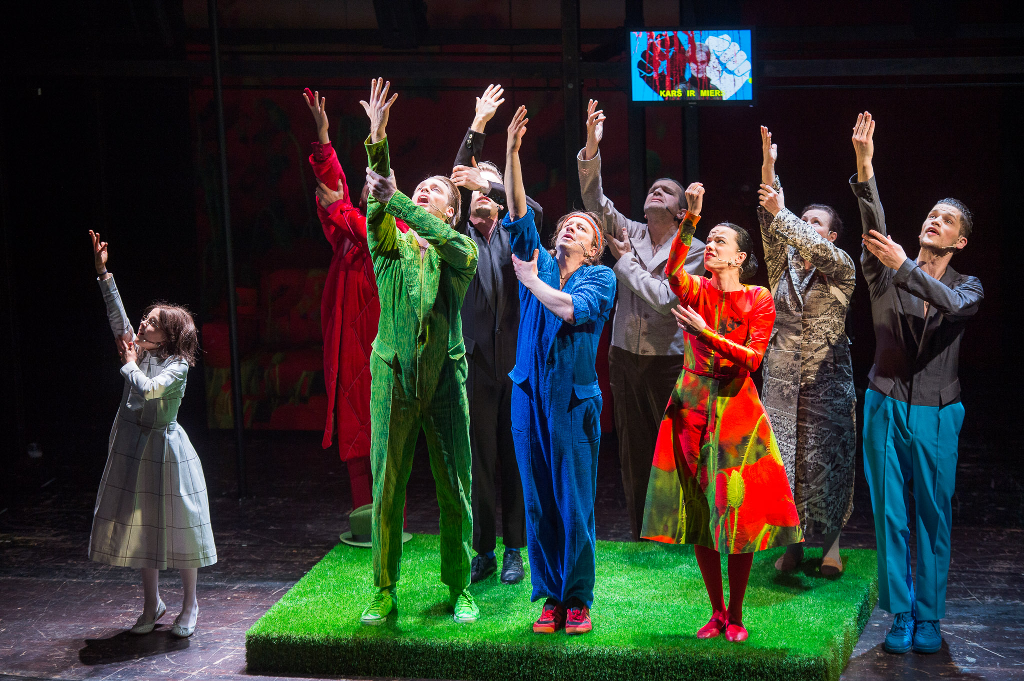 Skats no izrādes // Foto – Edgars Pohevičs