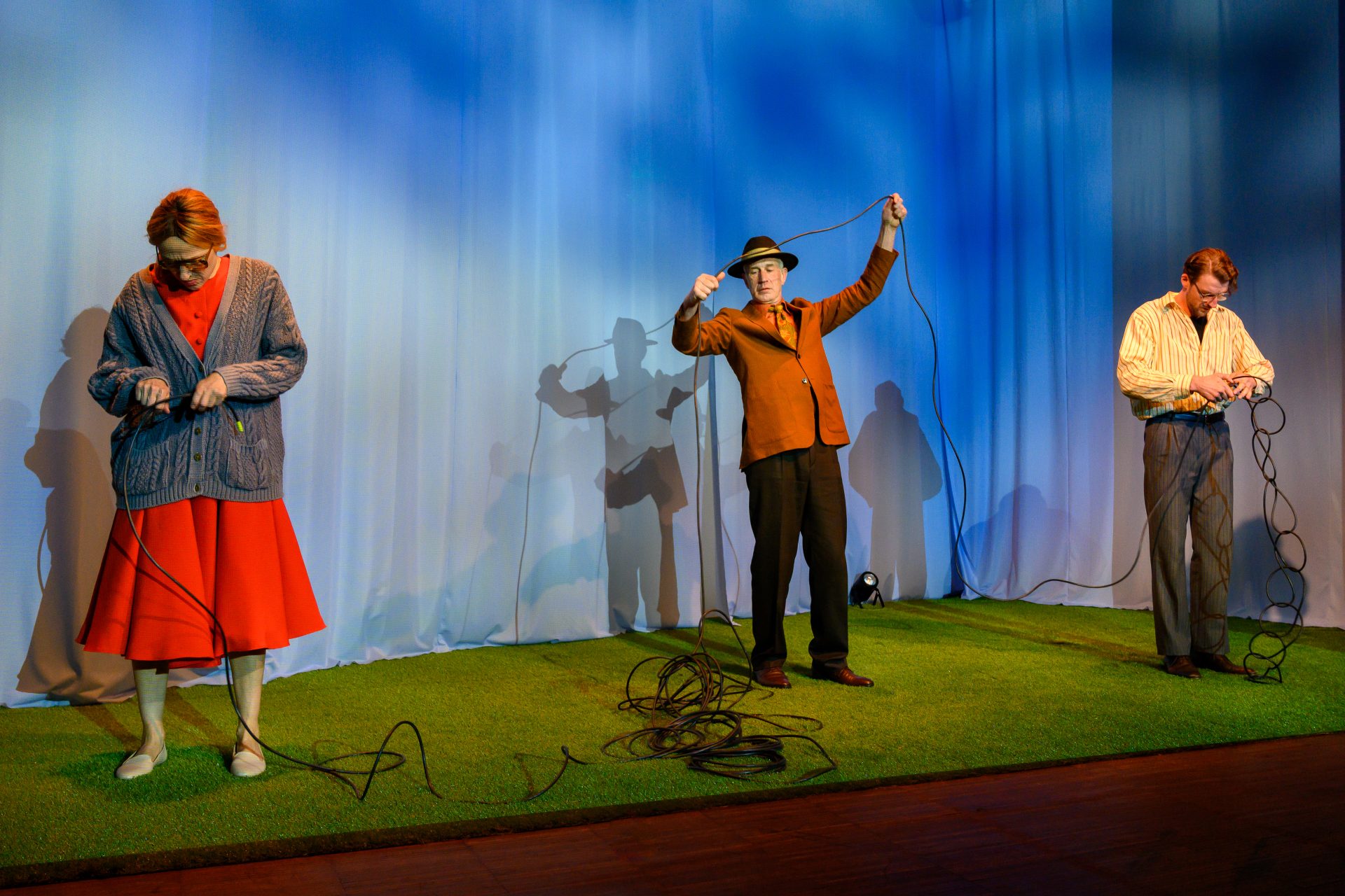 Skats no izrādes "2401 objekts" // Foto – Aigars Hibneris