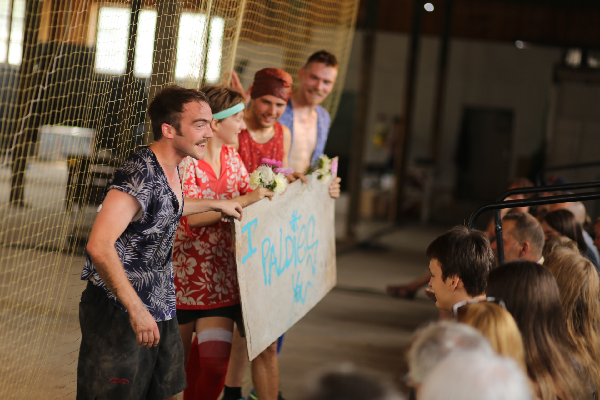 Skats no performances "T.E.S.T." // Foto – Kristīna Homenko