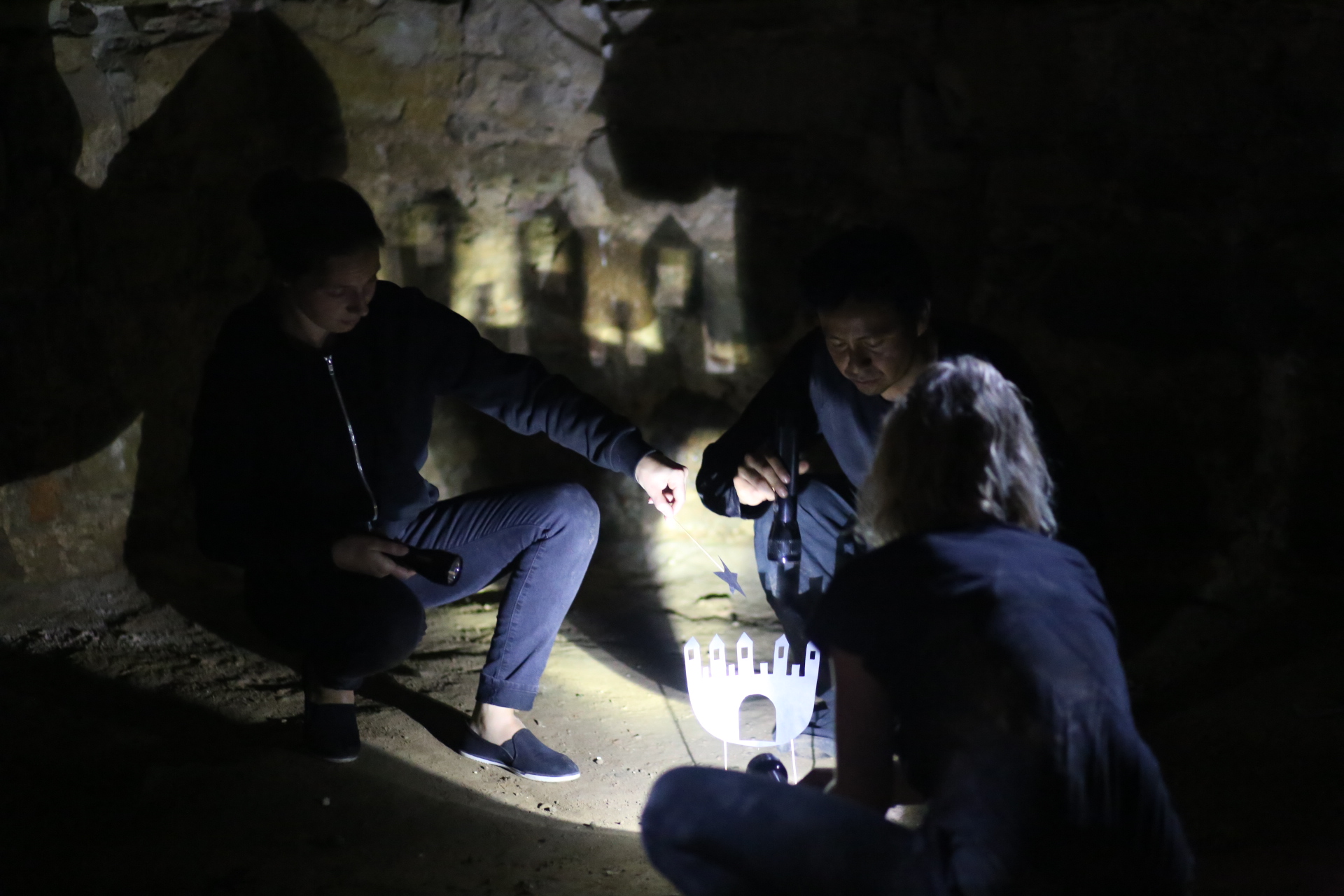 Skats no performances "Pagātnes ēnas" // Foto – Kristīna Homenko