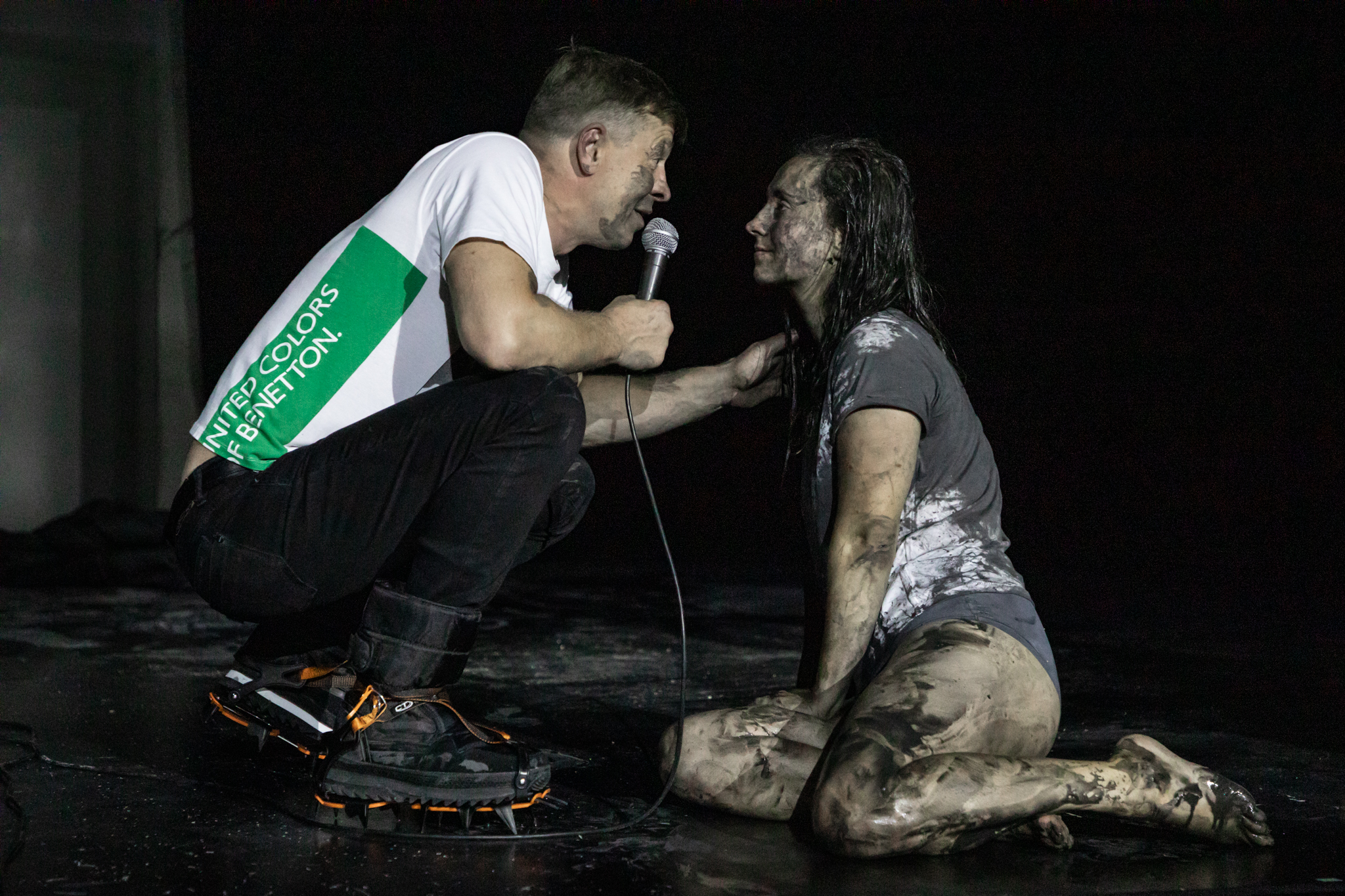 Dēmons – Egons Dombrovskis, Tamāra – Anete Berķe // Foto – Justīne Grinberga