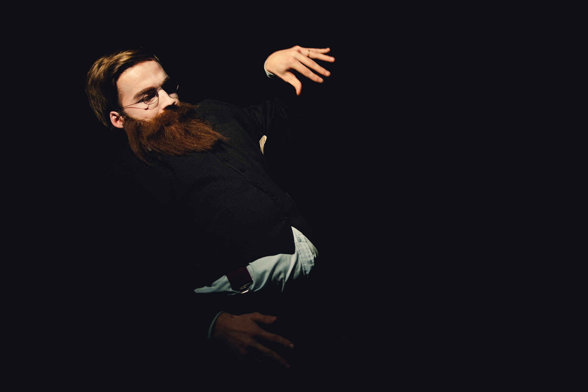 Skats no DDT izrādes "Andrievs Niedra" // Foto – Inga Plūme