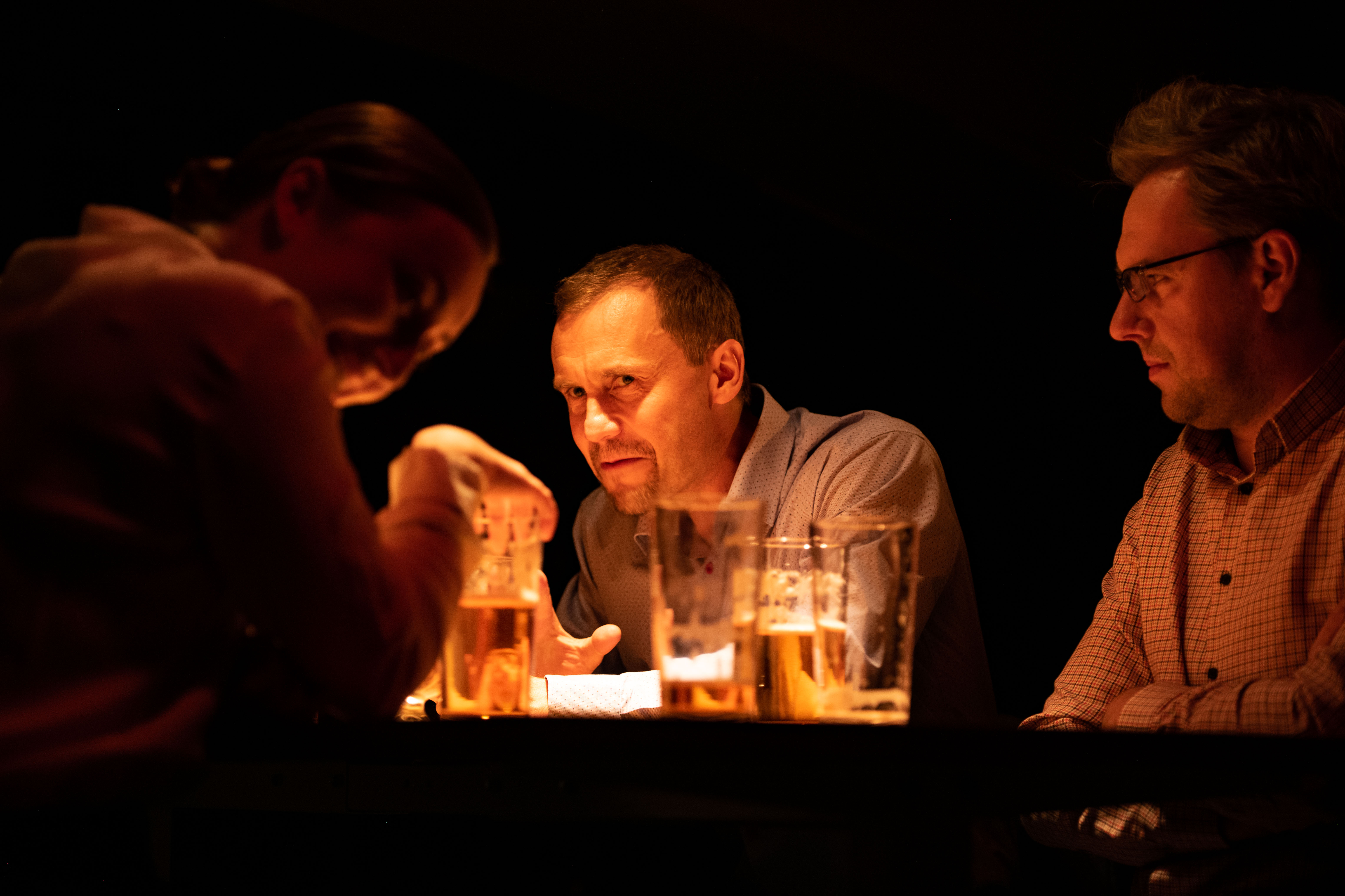 Skats no izrādes "Finlandizācija" // Foto – Kristaps Kalns