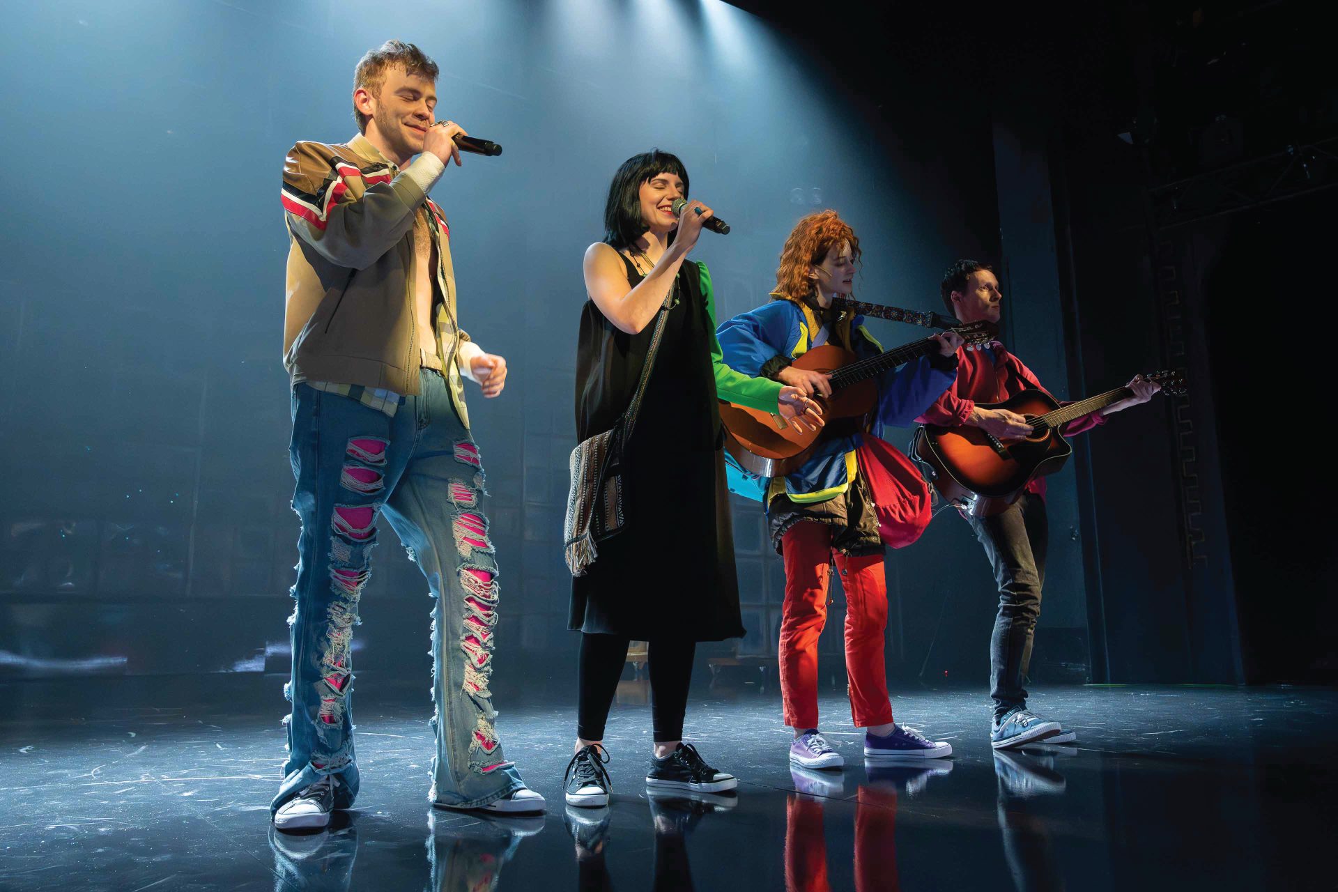 Skats no izrādes "Freimanis" // Foto – Aigars Hibneris