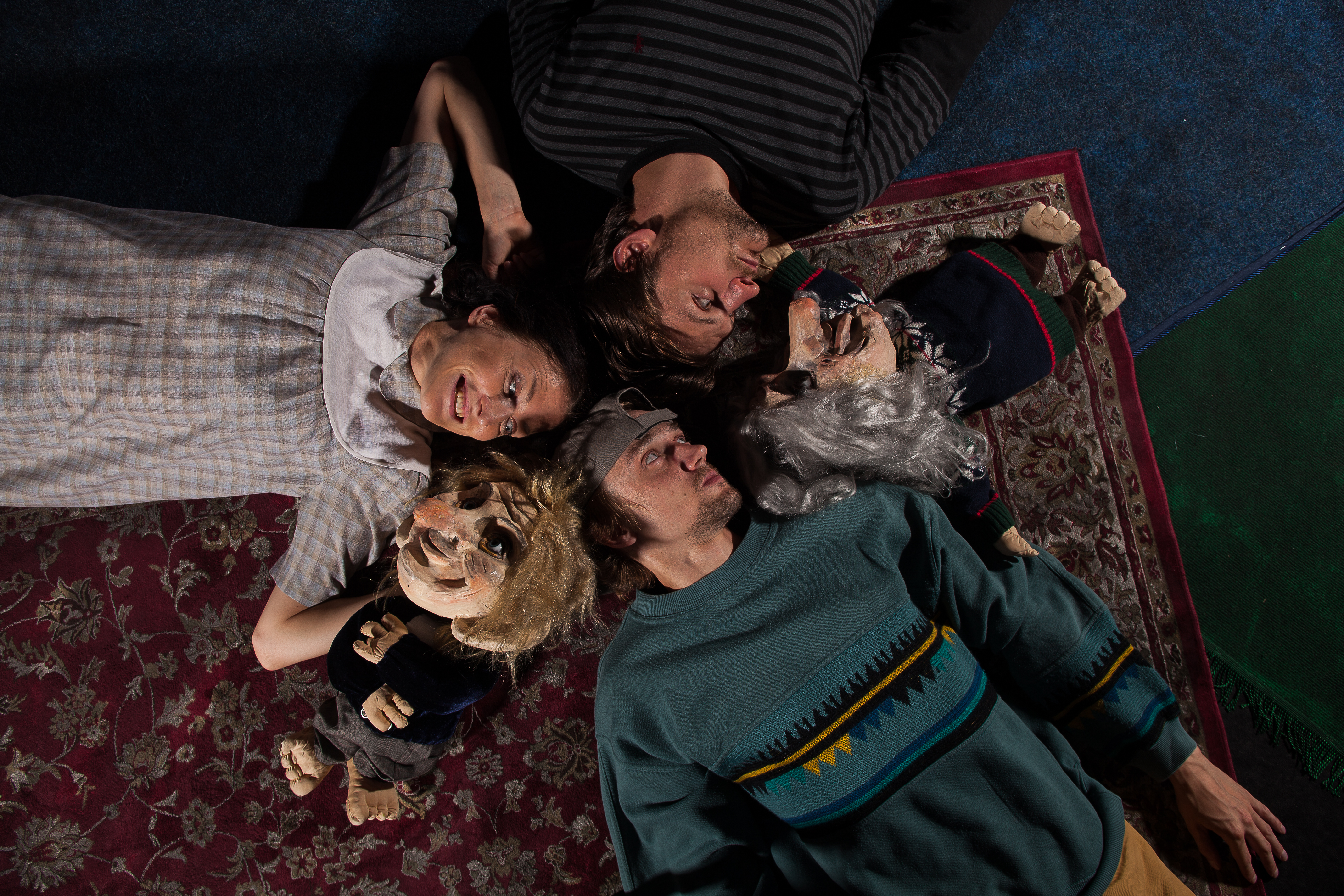 Skats no izrādes "Herbe ar lielo cepuri" // Foto – V. Straume