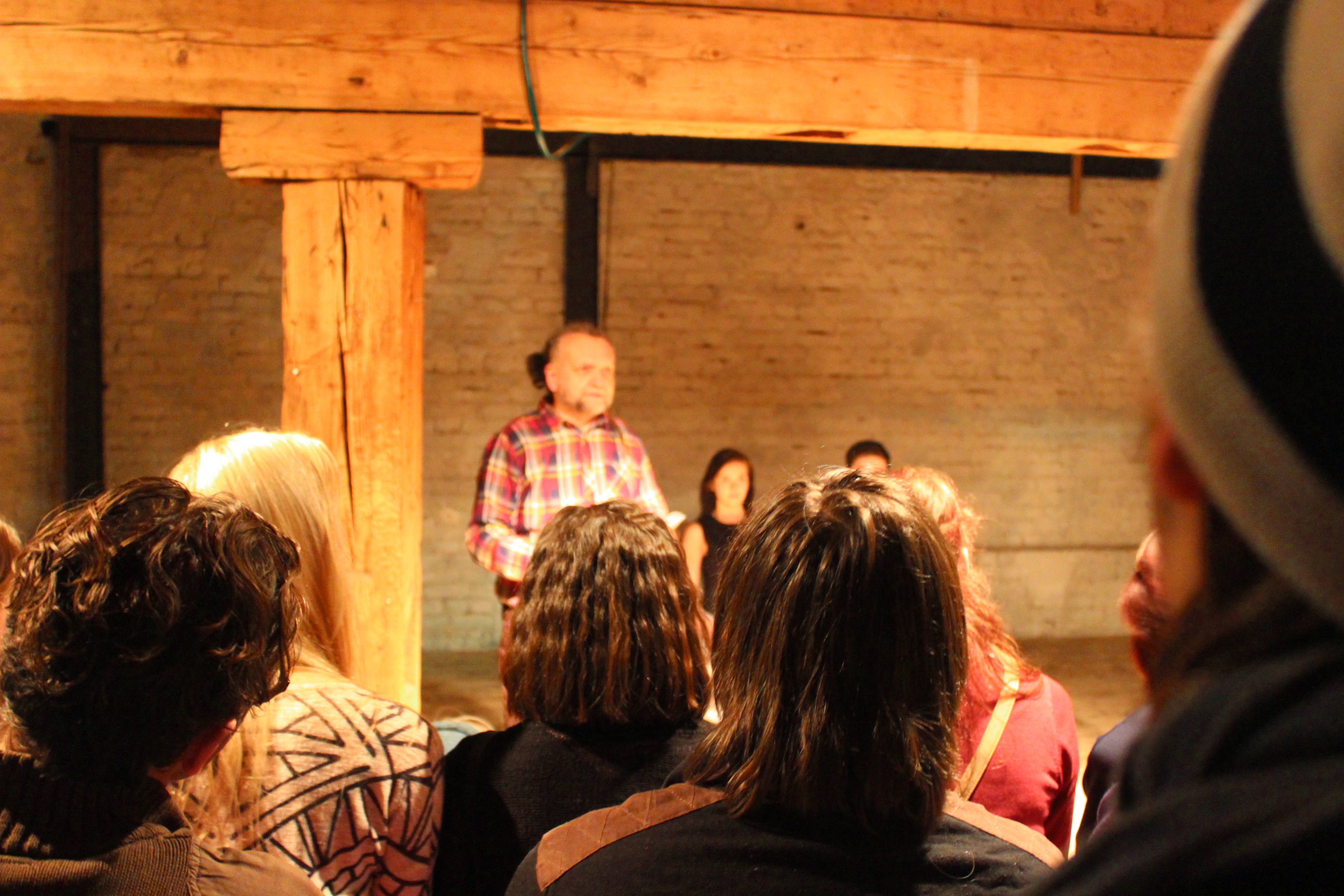 Skats no Margaritas Strodes lugas "CASH" lasījuma // Foto – Anna Zvaigzne