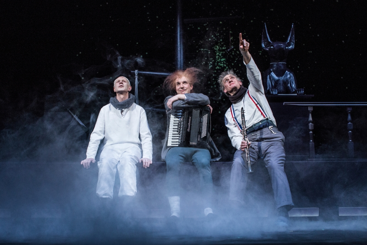 Fernāns – Ģirts Krūmiņš, Renē – Kaspars Znotiņš, Gistavs – Gatis Gāga // Foto – Jānis Deinats