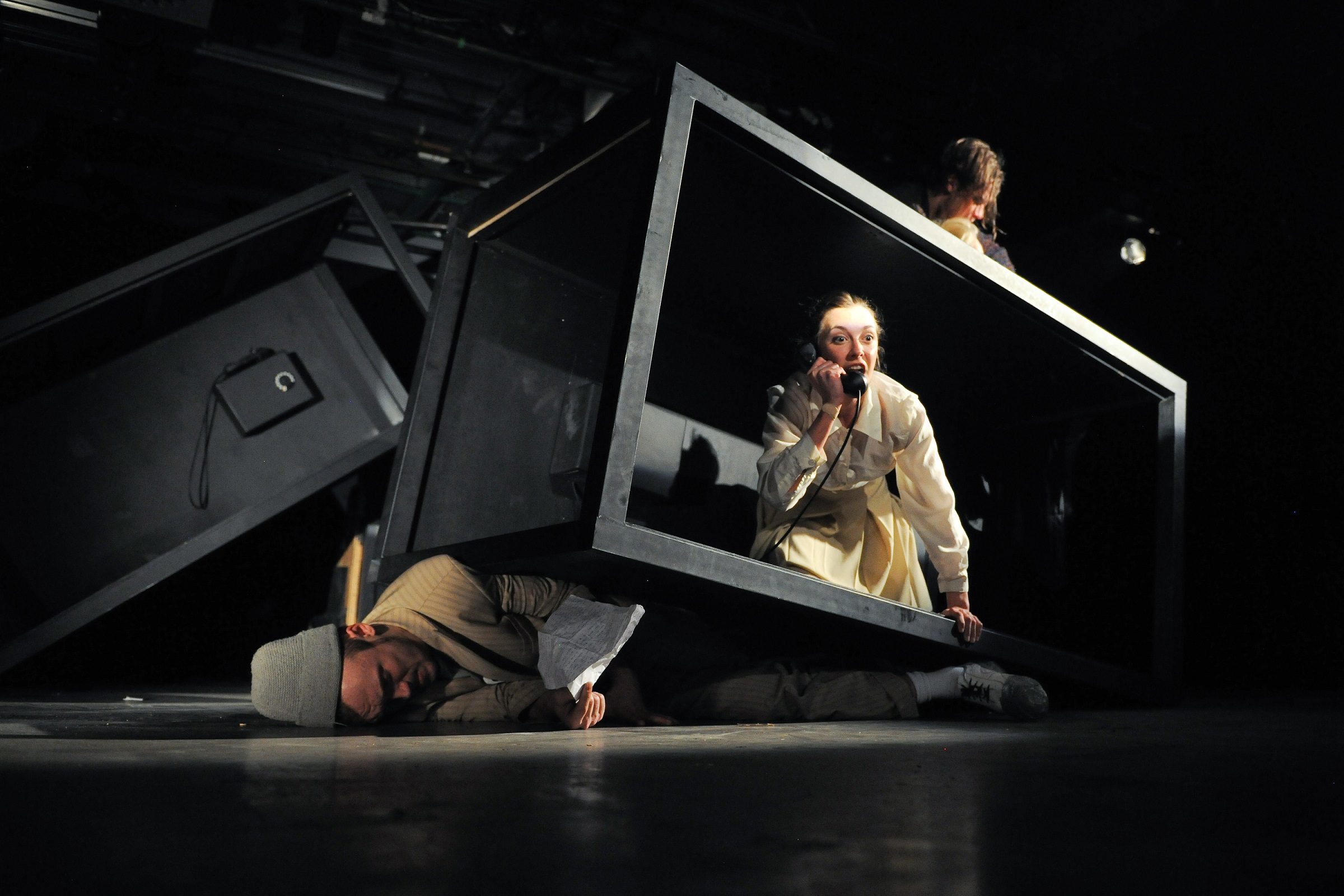 Miškins – Arturs Krūzkops, Aglaja Jepančina – Anta Aizupe // Foto – Kristaps Kalns 