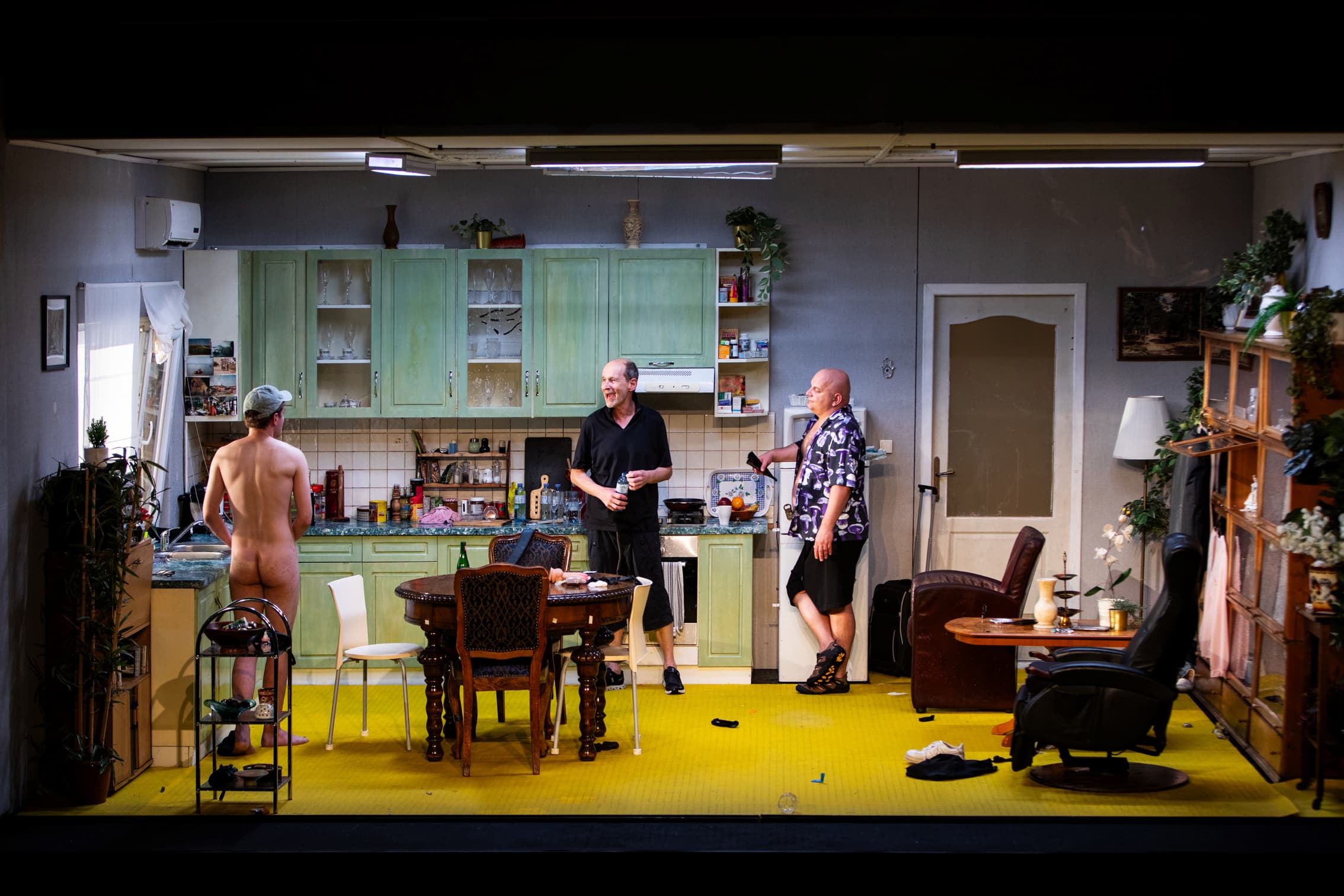 Skats no PROTON teātra izrādes “Parallax” (Ungārija) // Foto – Nurith Wagner Strauss