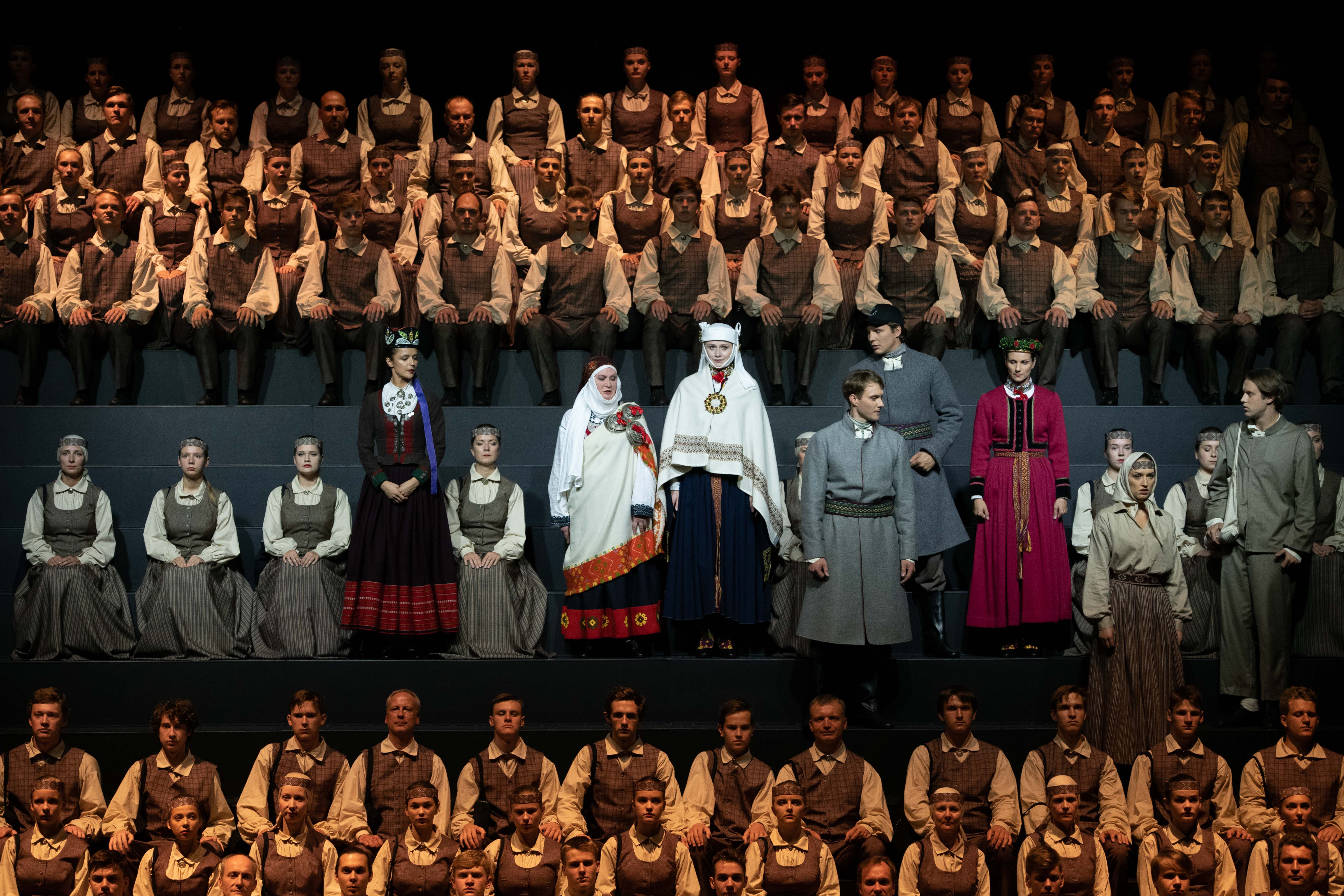 Skats no izrādes "Pūt, vējiņi!" // Foto – Kristaps Kalns