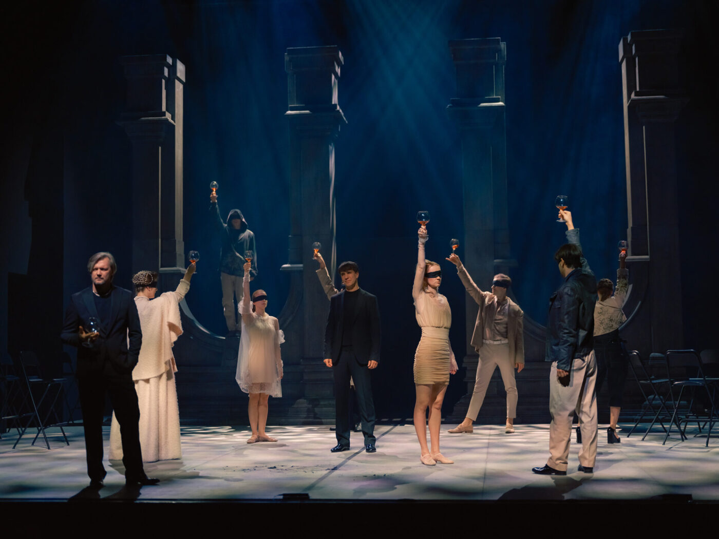 Skats no Valmieras teātra izrādes "Romeo un Džuljeta" // Foto – Mārtiņš Vilkārsis