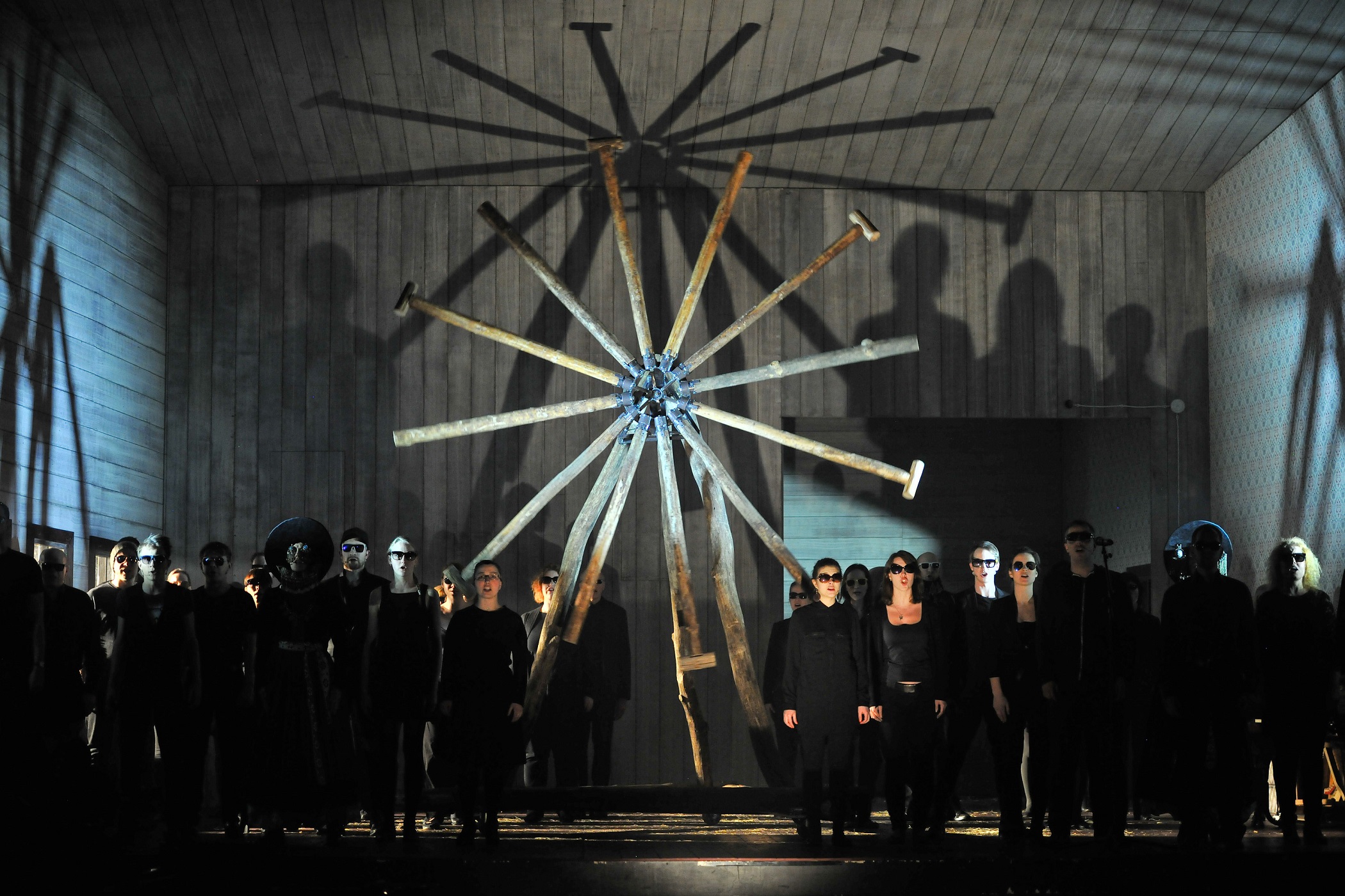 Skats no izrādes „Raiņa sapņi” // Foto – Kristaps Kalns