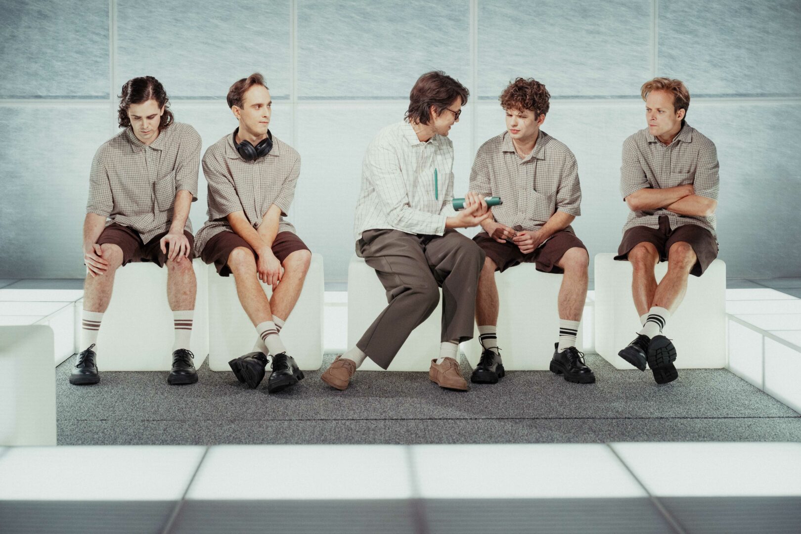 Skats no izrādes "Bastardi" // Foto – Andrejs Strokins