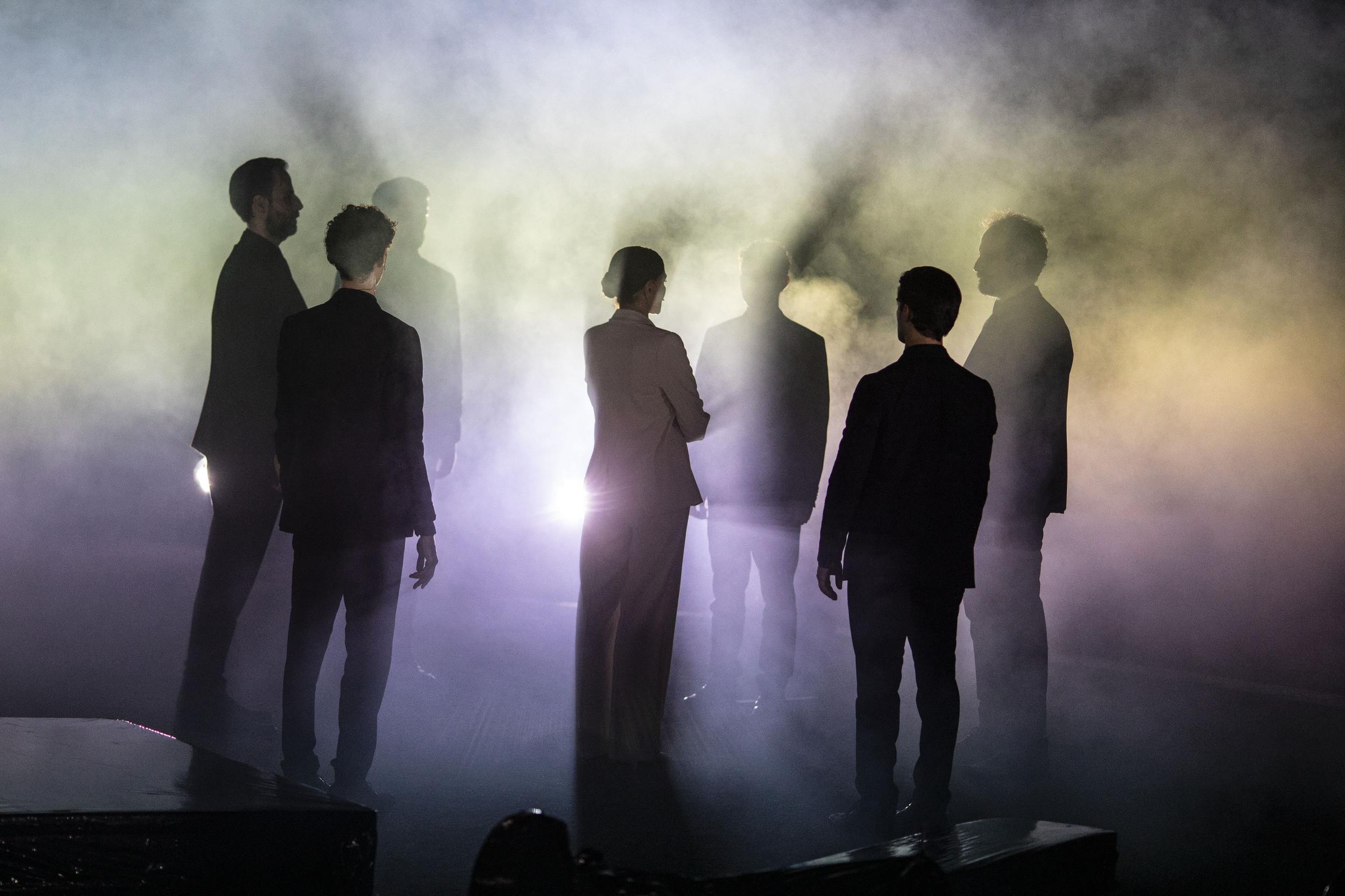 Skats no Timofeja Kuļabina izrādes “Ifigēnija Aulīdā” Atēnu Epidauras teātra festivālā // Foto – Thomas Daskalakis