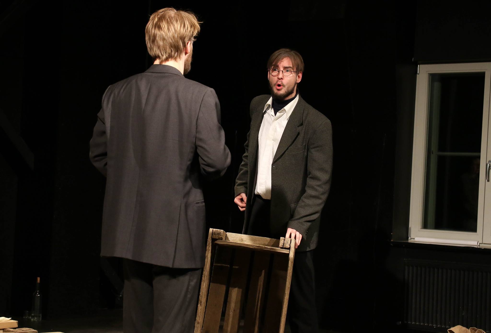 Skats no diplomdarba izrādes "Vaņa" (2017, rež. Māra Ķimele) // Publicitātes foto