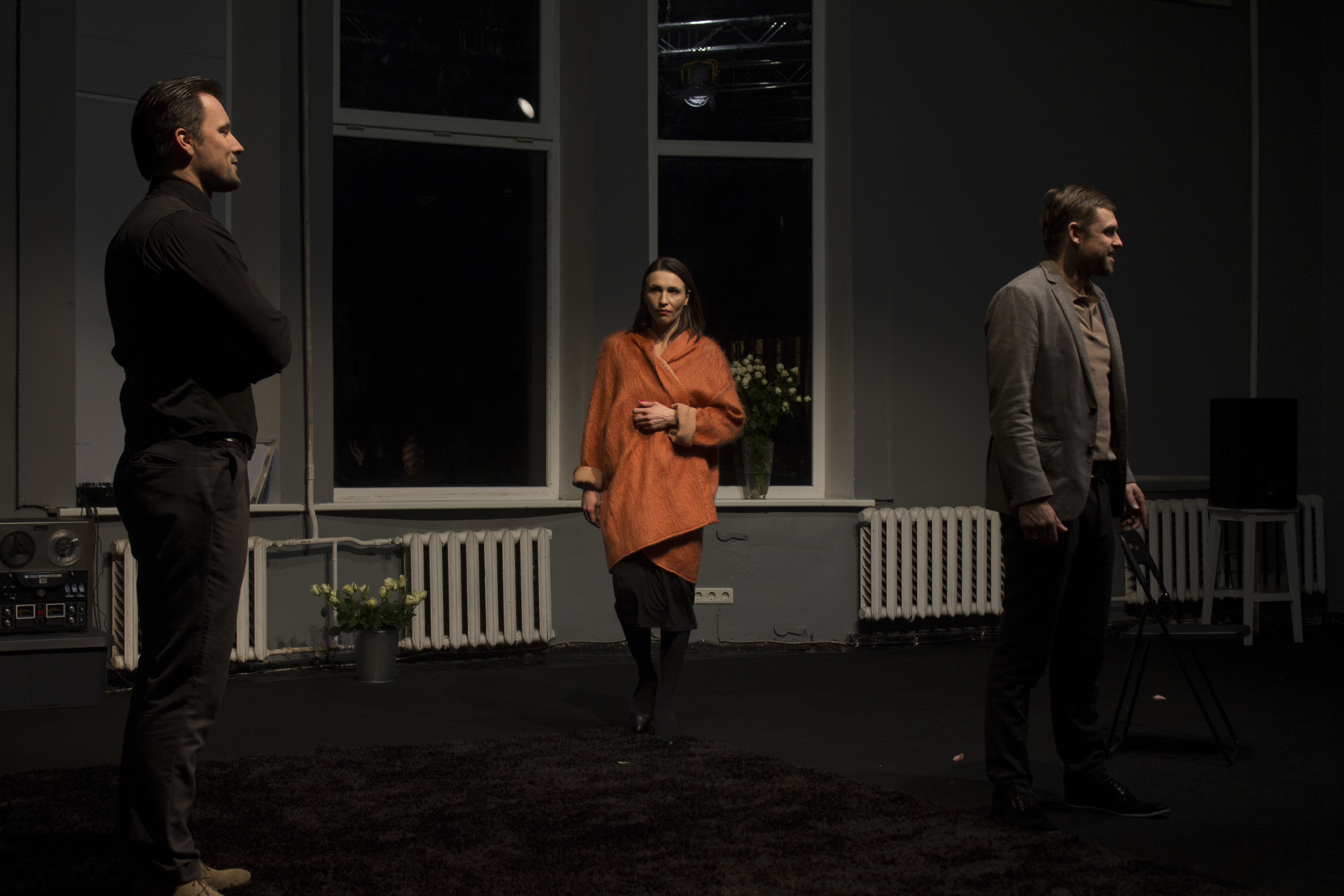 Lēvborgs – Andris Bulis, Heda – Iveta Pole, Tesmans – Edgars Samītis // Publicitātes foto