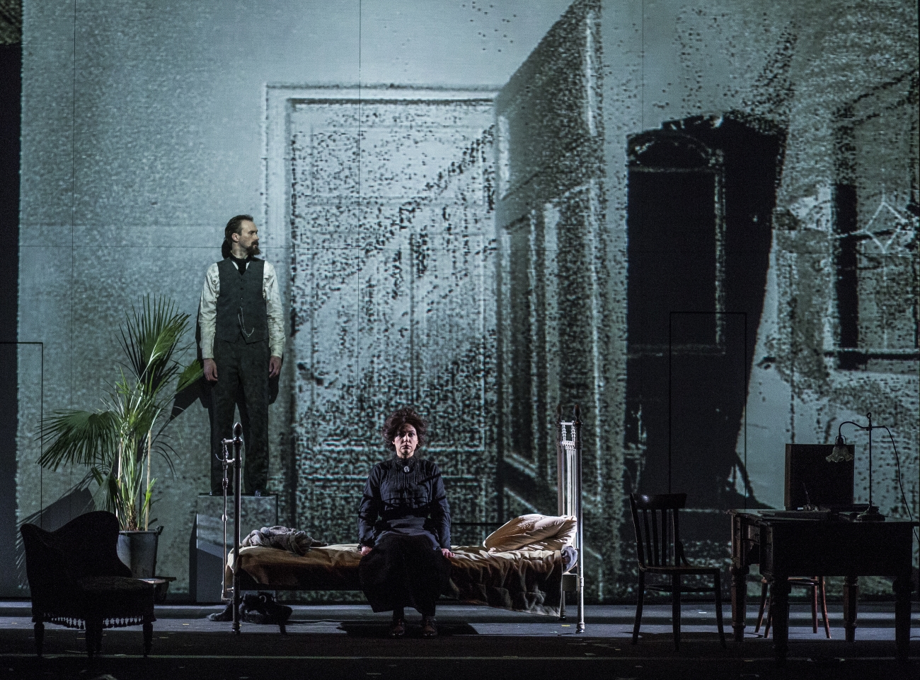 Rainis – Ivars Krasts, Aspazija – Baiba Broka // Foto – Jānis Deinats