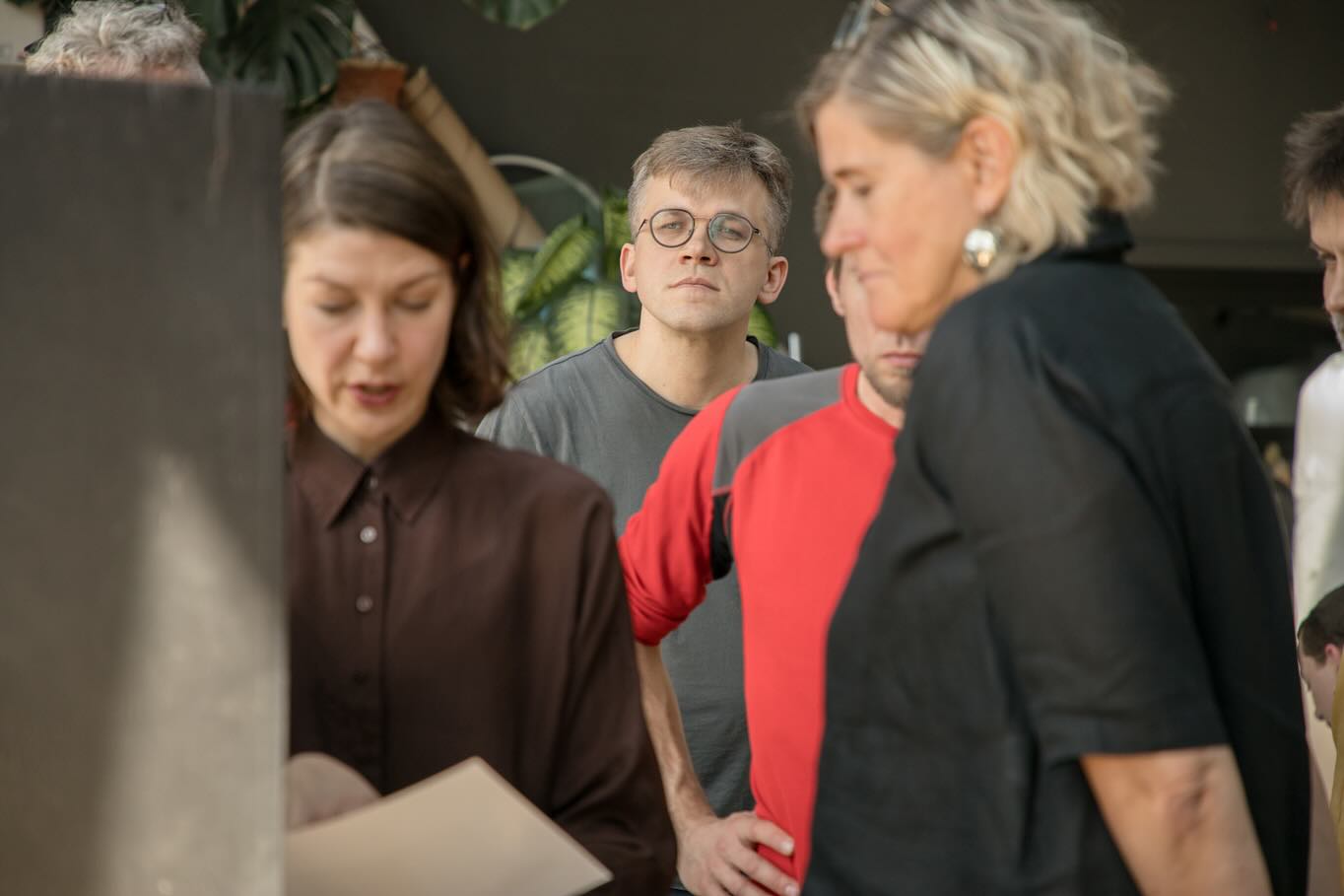 Skats no LT izrādes "Annes Frankas dienasgrāmata" maketa nodošanas (2024) // Publicitātes foto