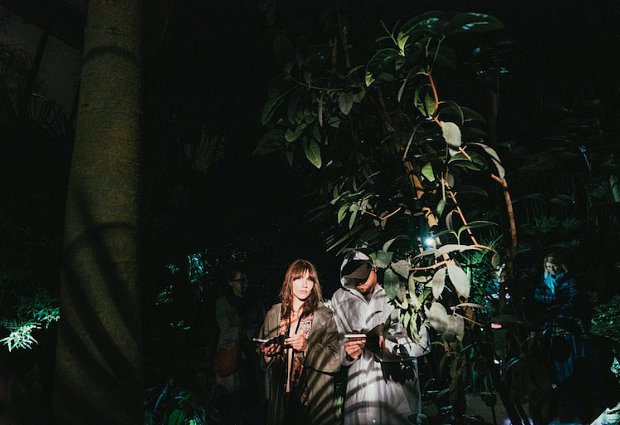 Skats no izrādes "Koncerts augiem" festivālā "Homo Novus" (2017, rež. Toms Treinis) // Publicitātes foto