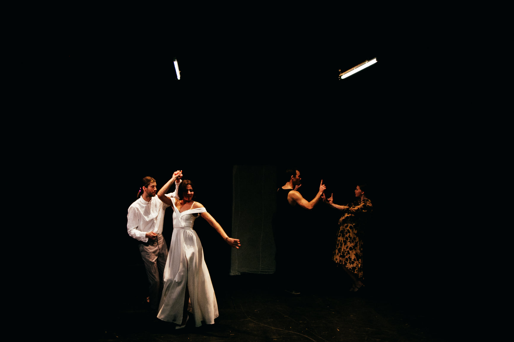 Skats no izrādes "Blanša. Baltais mežs" // Publicitātes foto