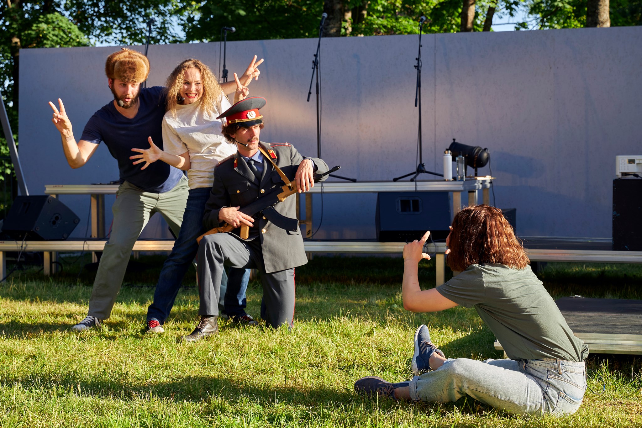 Skats no izrādes "Barikādes" // Publicitātes foto