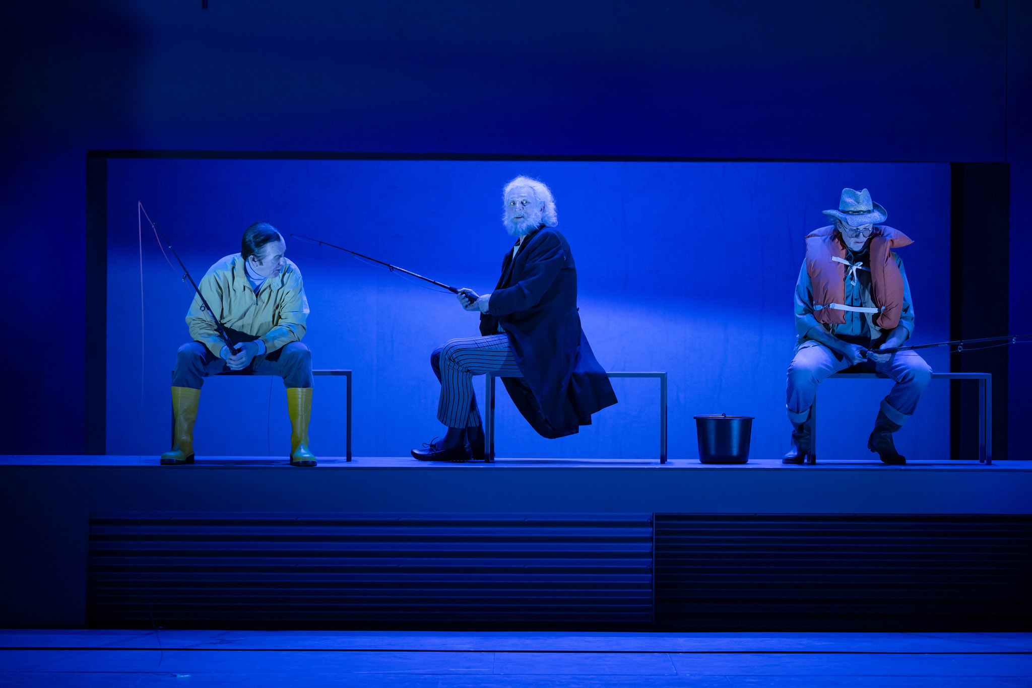 Longins Laukmanis – Voldemārs Šoriņš, Jānis Bertolds – Juris Lisners, Askolds Olte – Ivars Puga // Foto – Kristaps Kalns