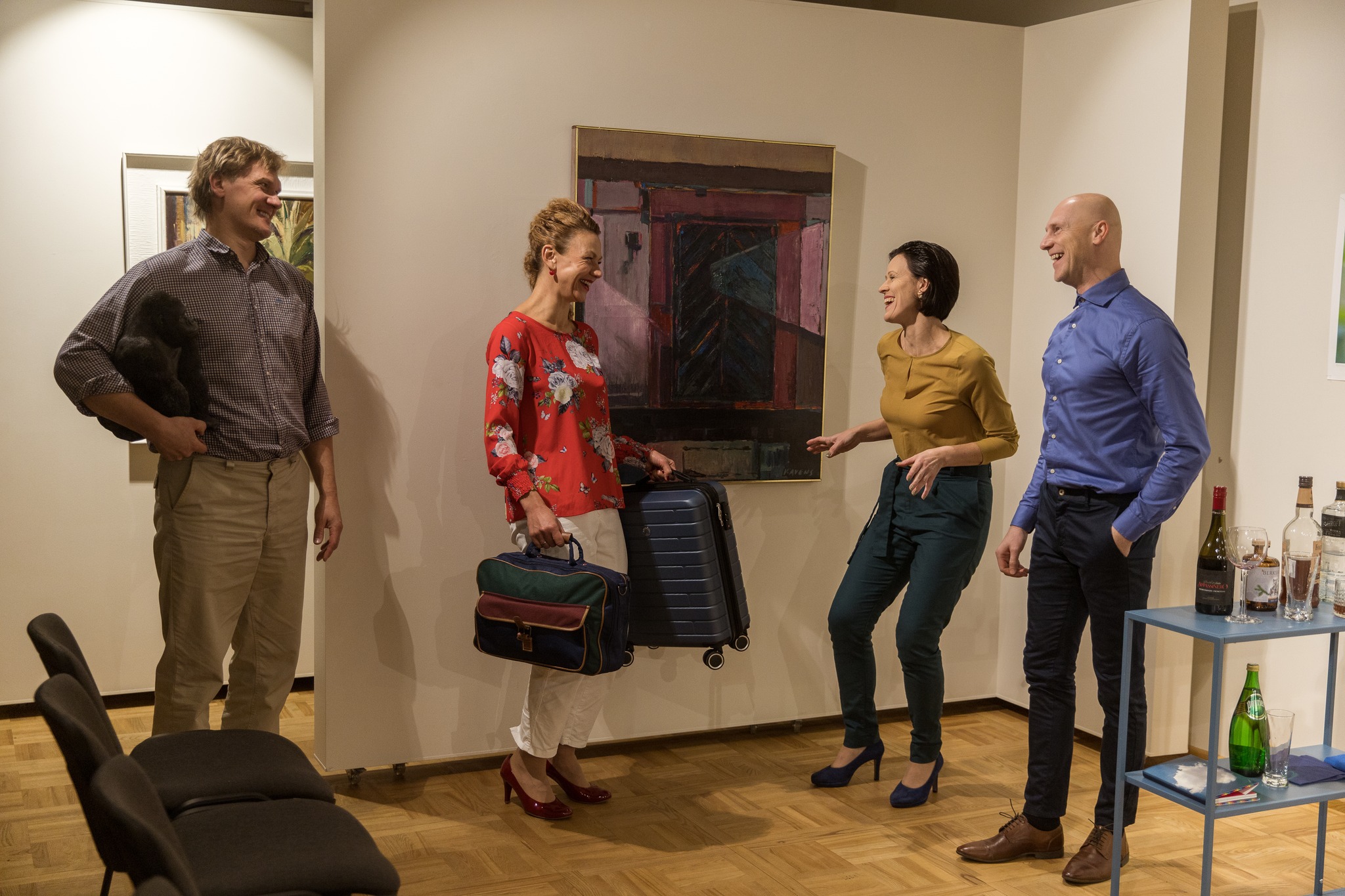 Skats no Cēsu Mazā teātra/ "Willa teātra" izrādes "Garā nedēļas nogale" // Publicitātes foto