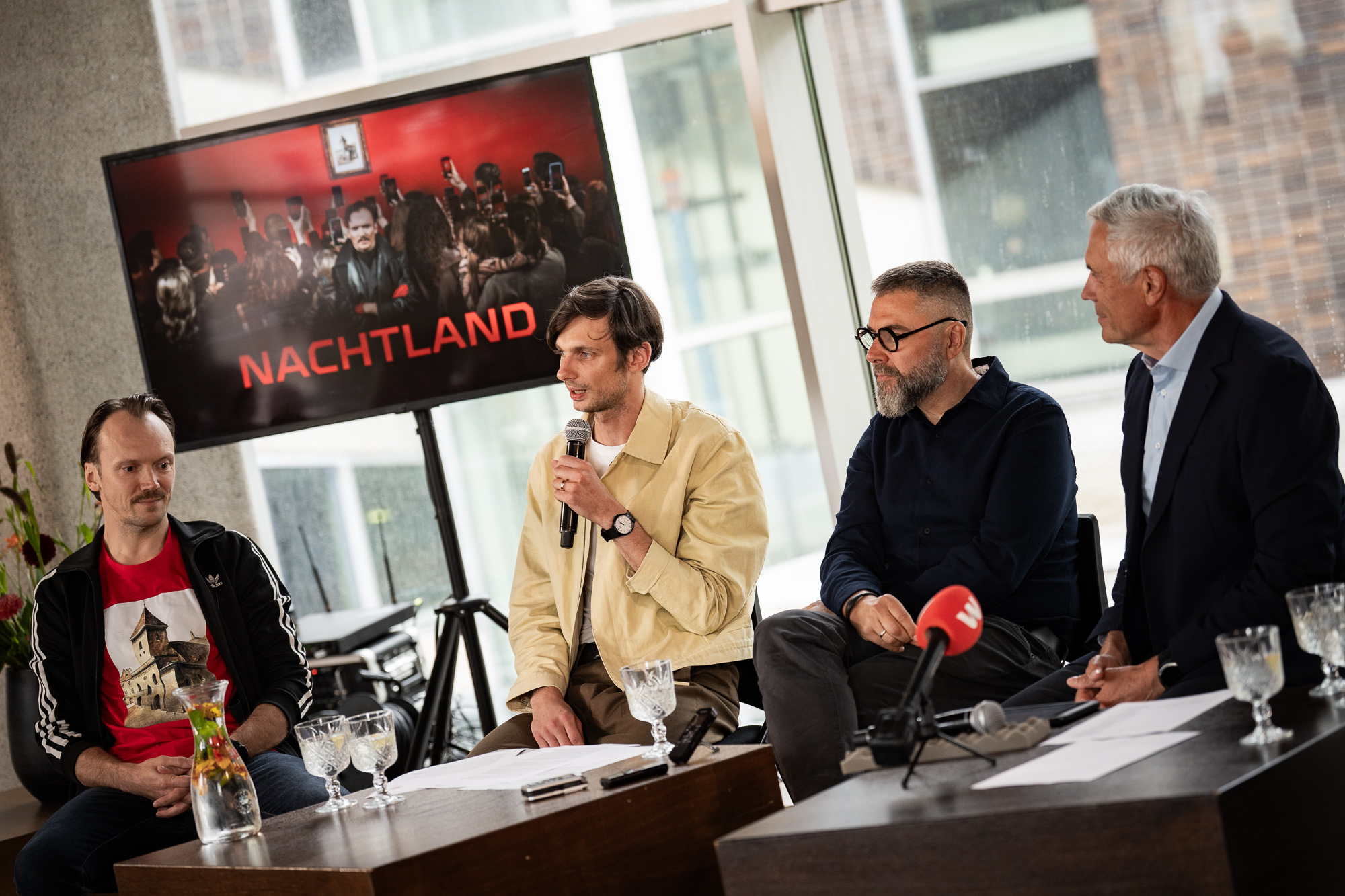 Skats no Dailes teātra 2025./2026. gada sezonas atklāšanas preses konferences // Foto – Mārcis Baltskars