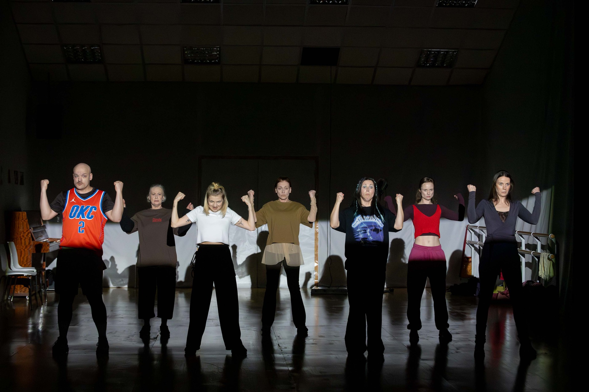 Skats no izrādes "Deju nācija" // Foto – Aigars Hibneris