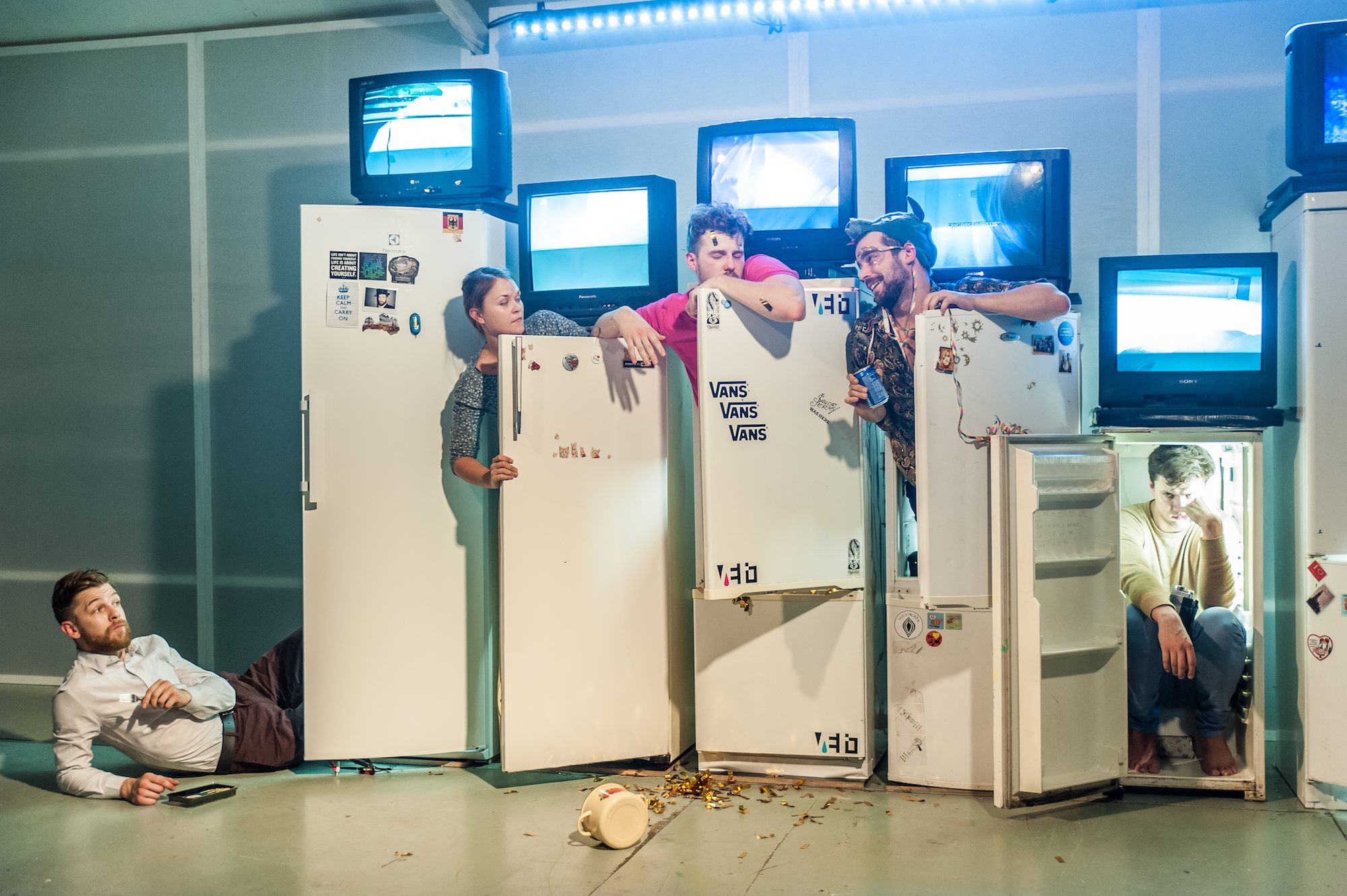 Skats no izrādes "Dvēseļu utenis" // Foto – Jānis Amoliņš