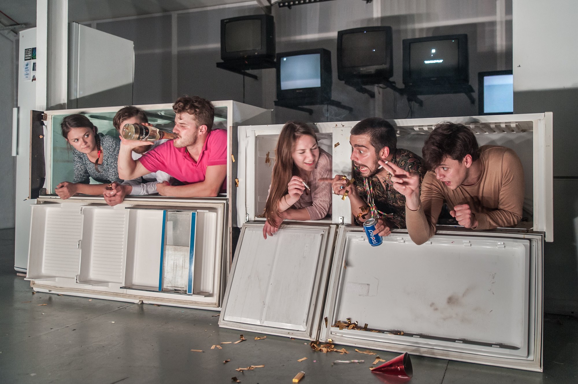 Skats no izrādes "Dvēseļu utenis" // Foto – Jānis Amoliņš