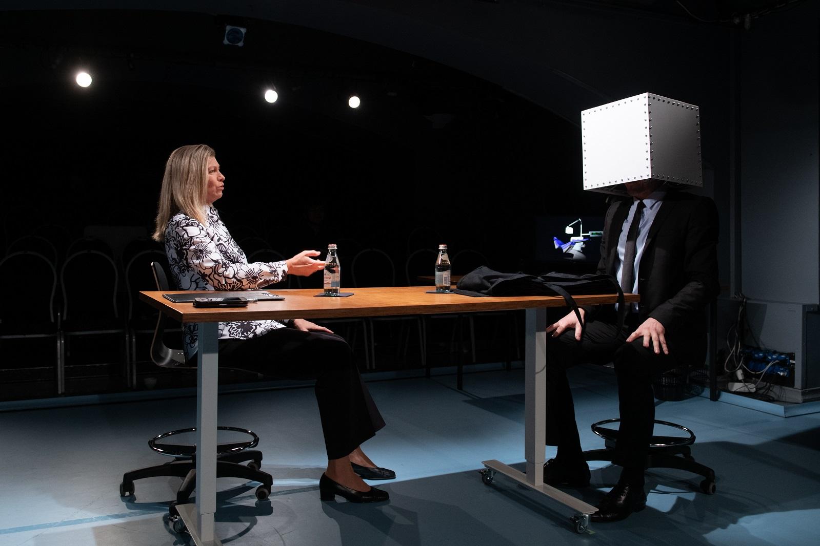 Skats no LNT izrādes "Finlandizācija" (rež. Valters Sīlis) // Publicitātes foto