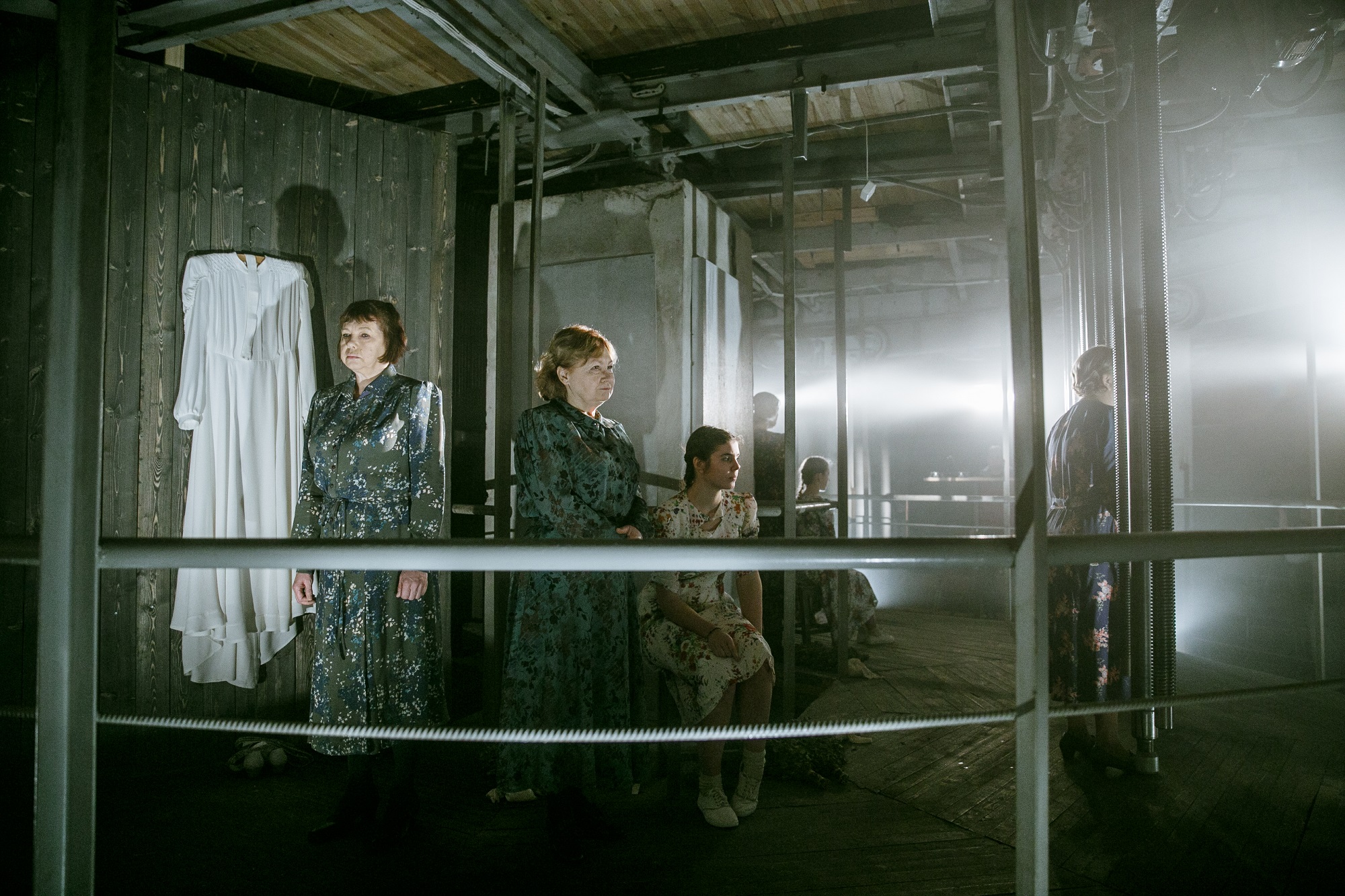 Skats no izrādes "Meža meitas" // Foto – Matīss Markovskis