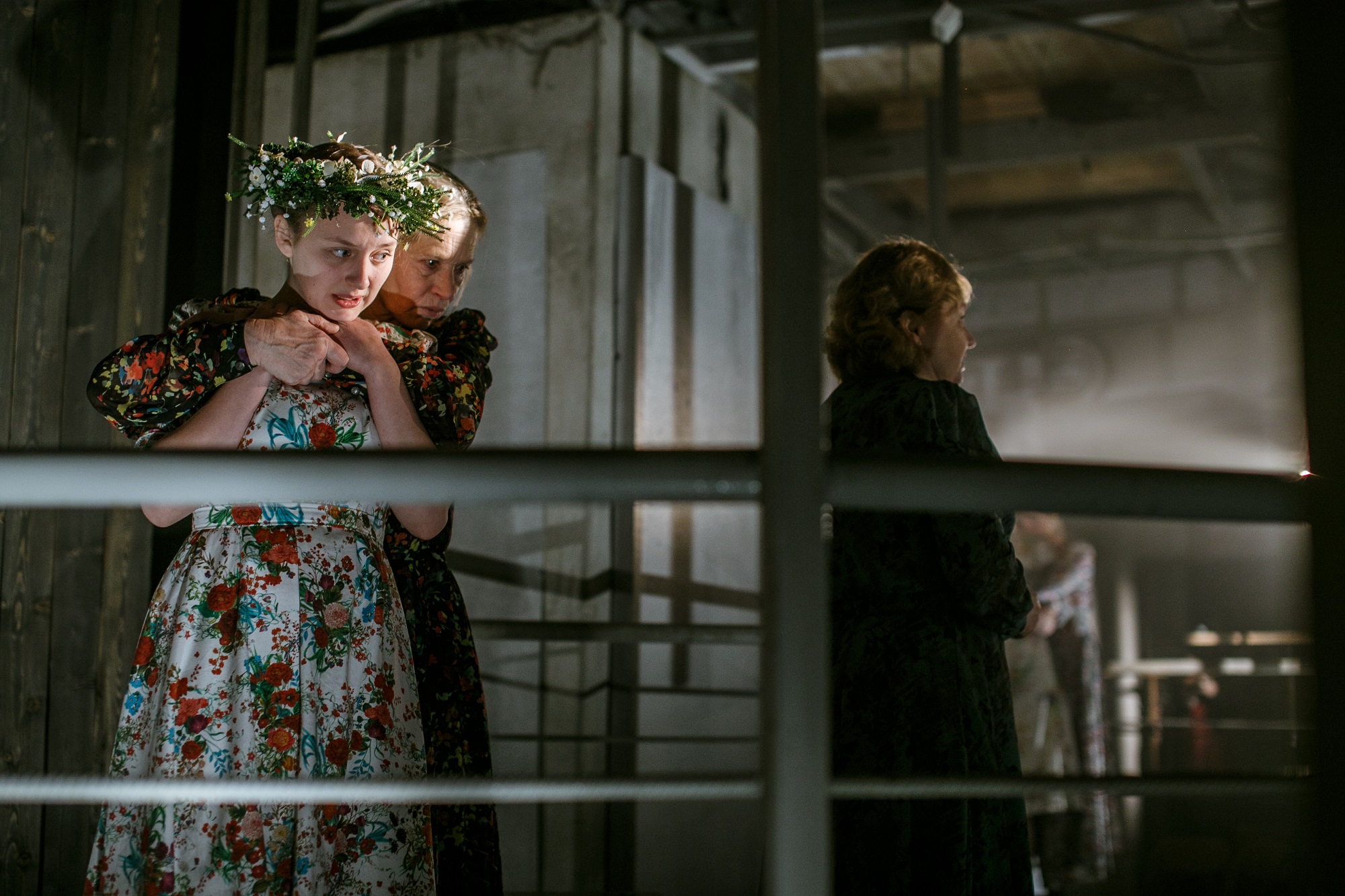 Skats no izrādes "Meža meitas" // Foto – Matīss Markovskis