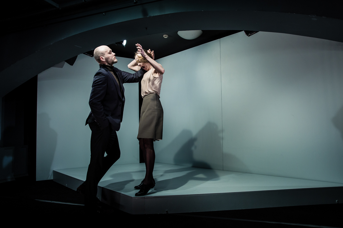 Skats no izrādes "Antigone" // Foto – Matīss Markovskis