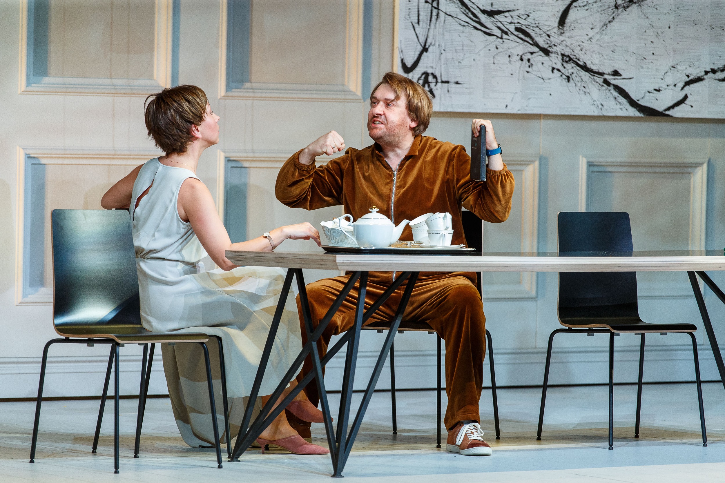 Nata – Ieva Puķe, Žeroms – Imants Strads // Foto – Matīss Markovskis